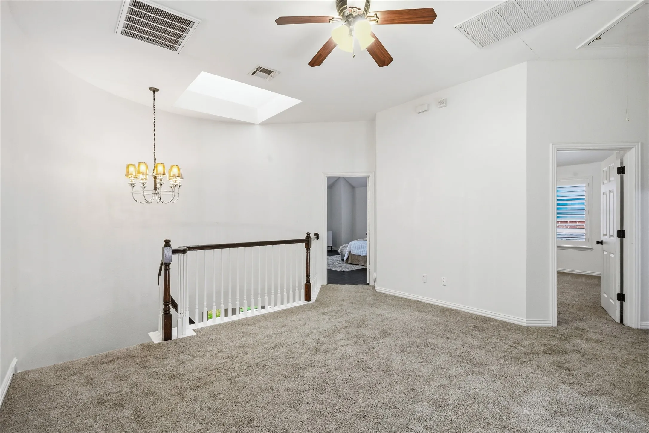 Upstairs spacious loft/game room or play  area. Come see it staged!