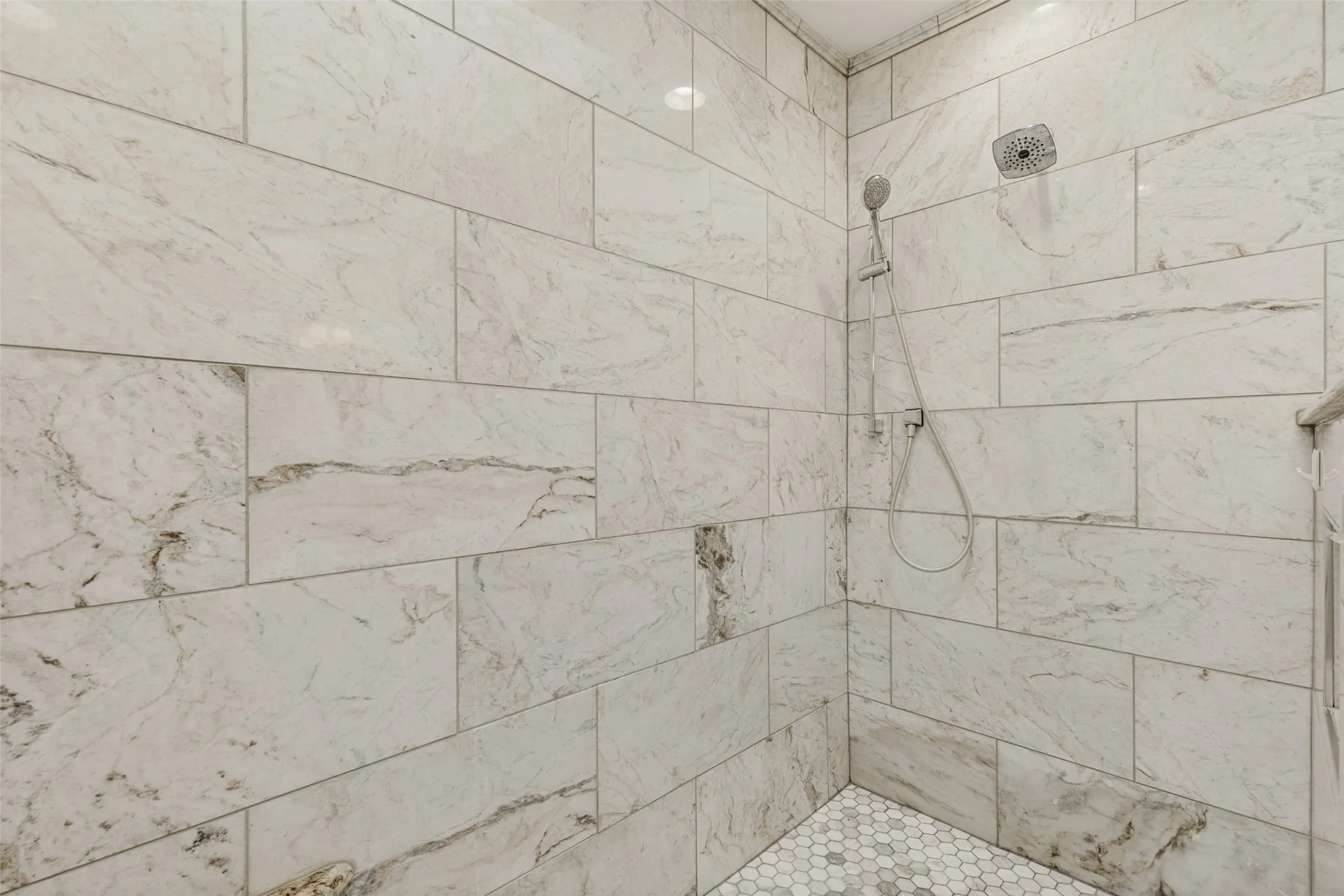 Primary Bathroom featuring a large walk-in shower
