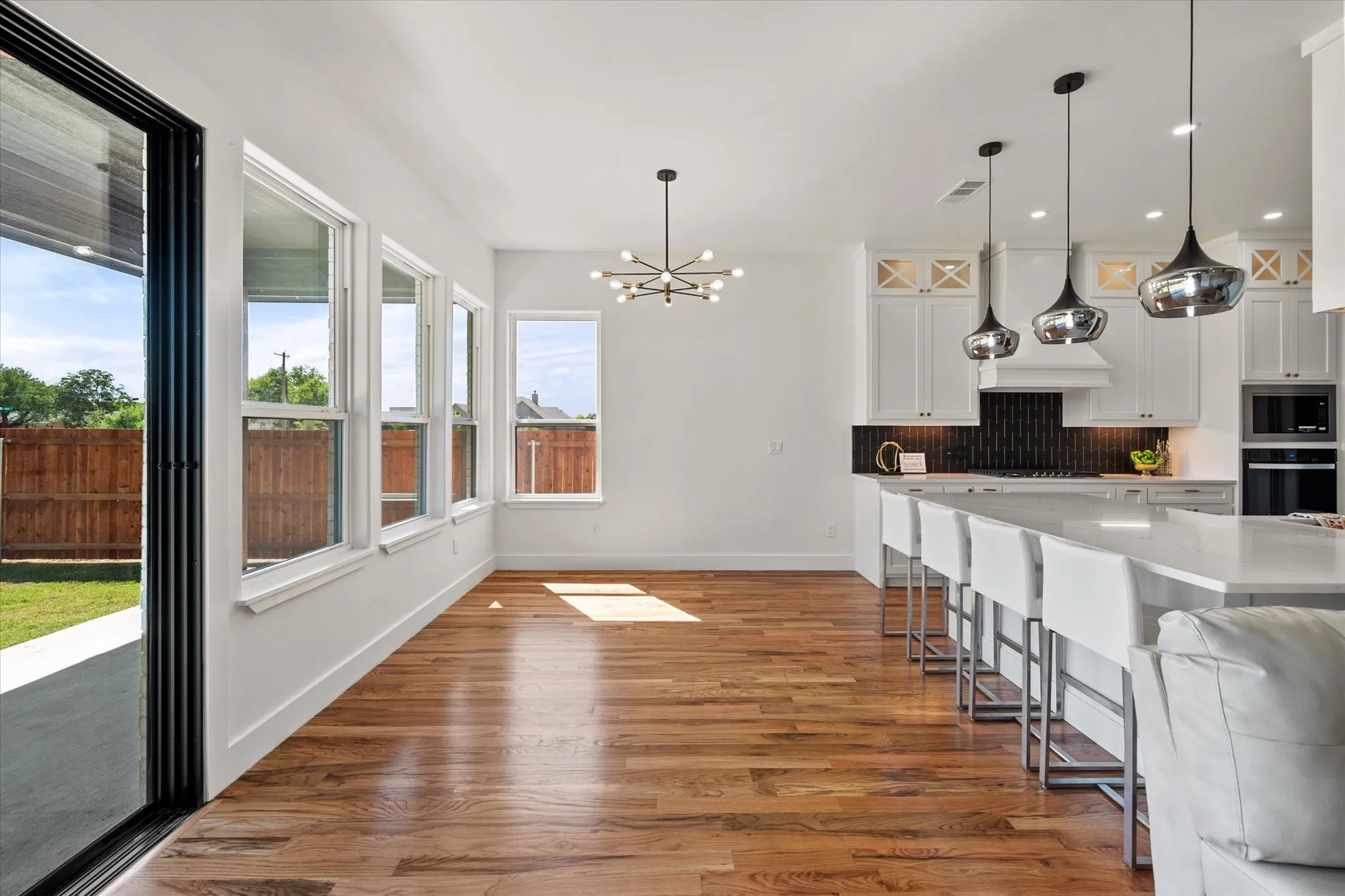 Expansive open concept
