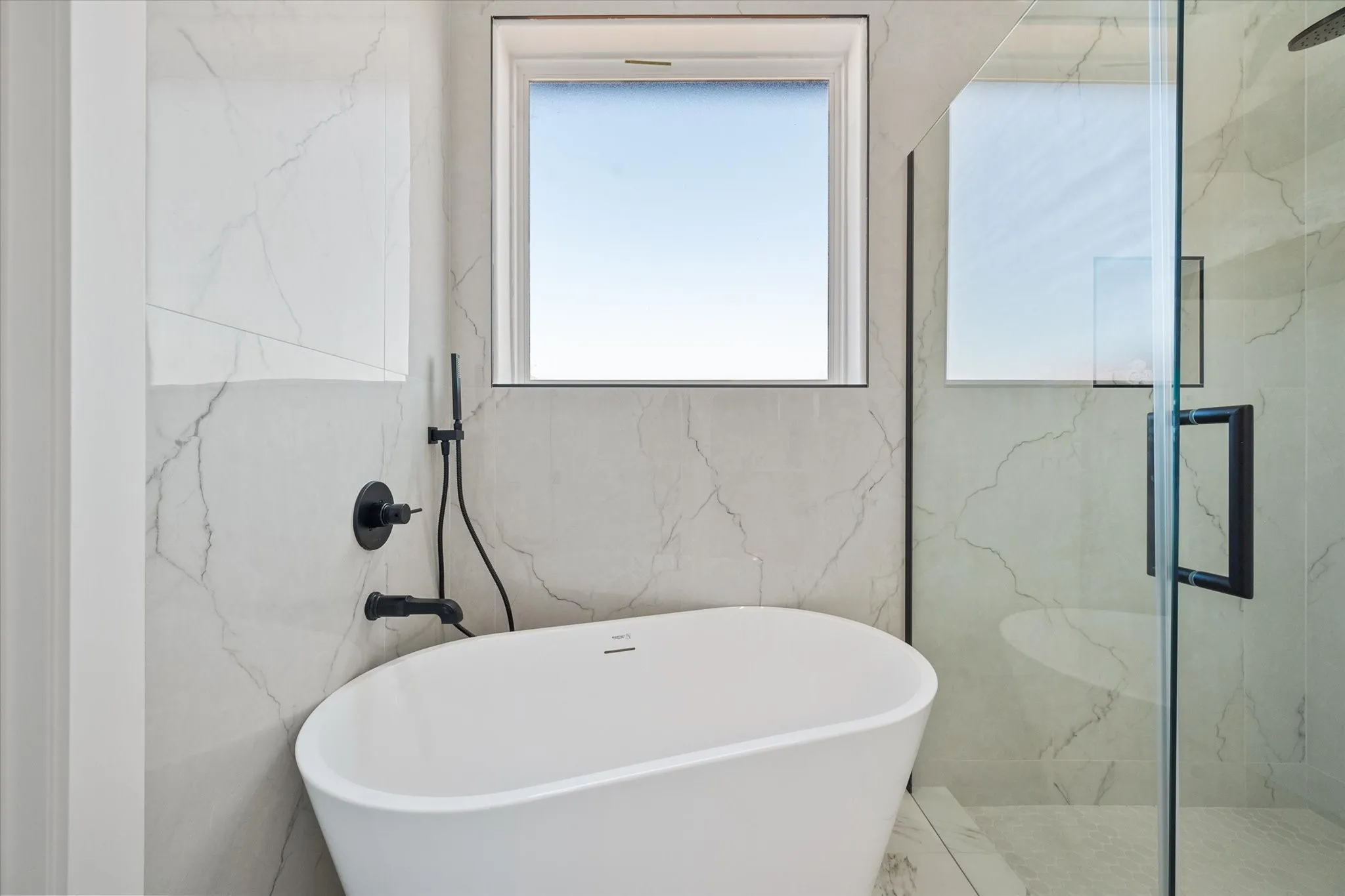 Sleek bathroom