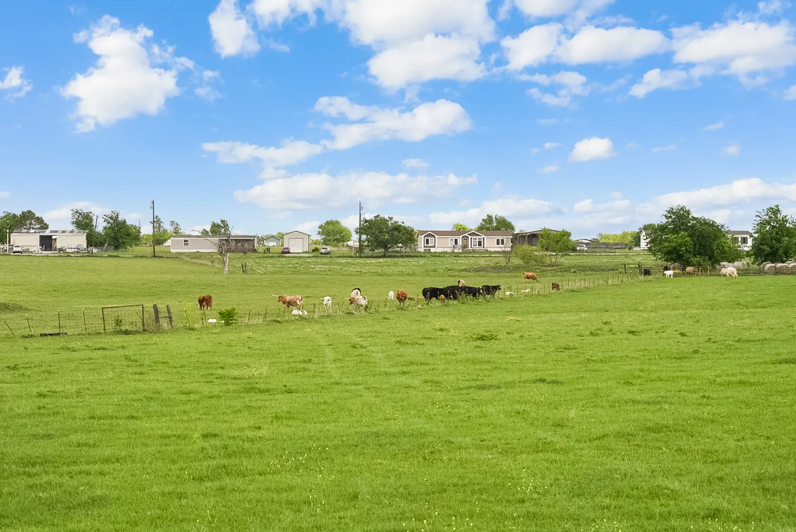View of green lawn featuring a view of countryside
