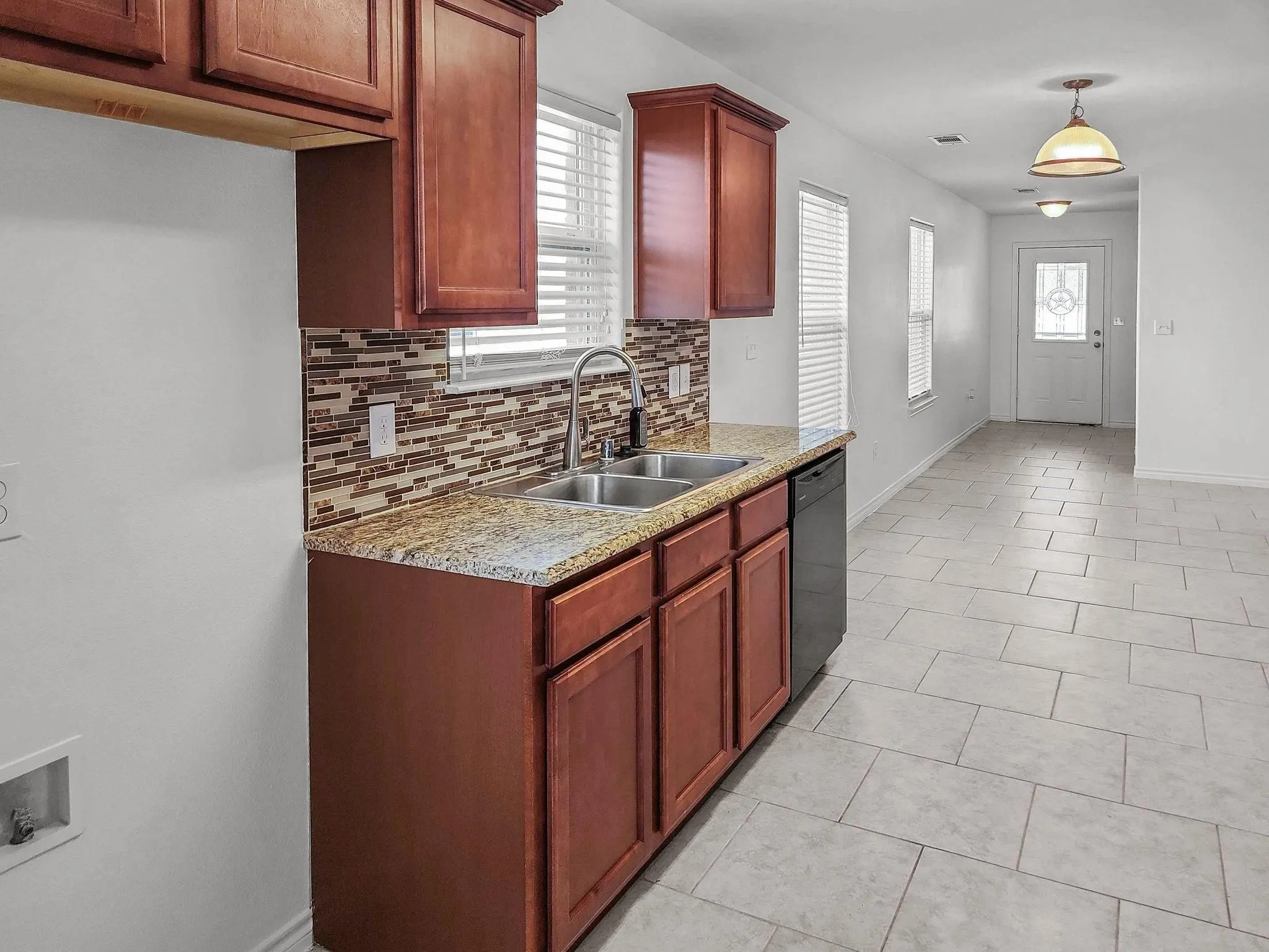 Kitchen with window over sink