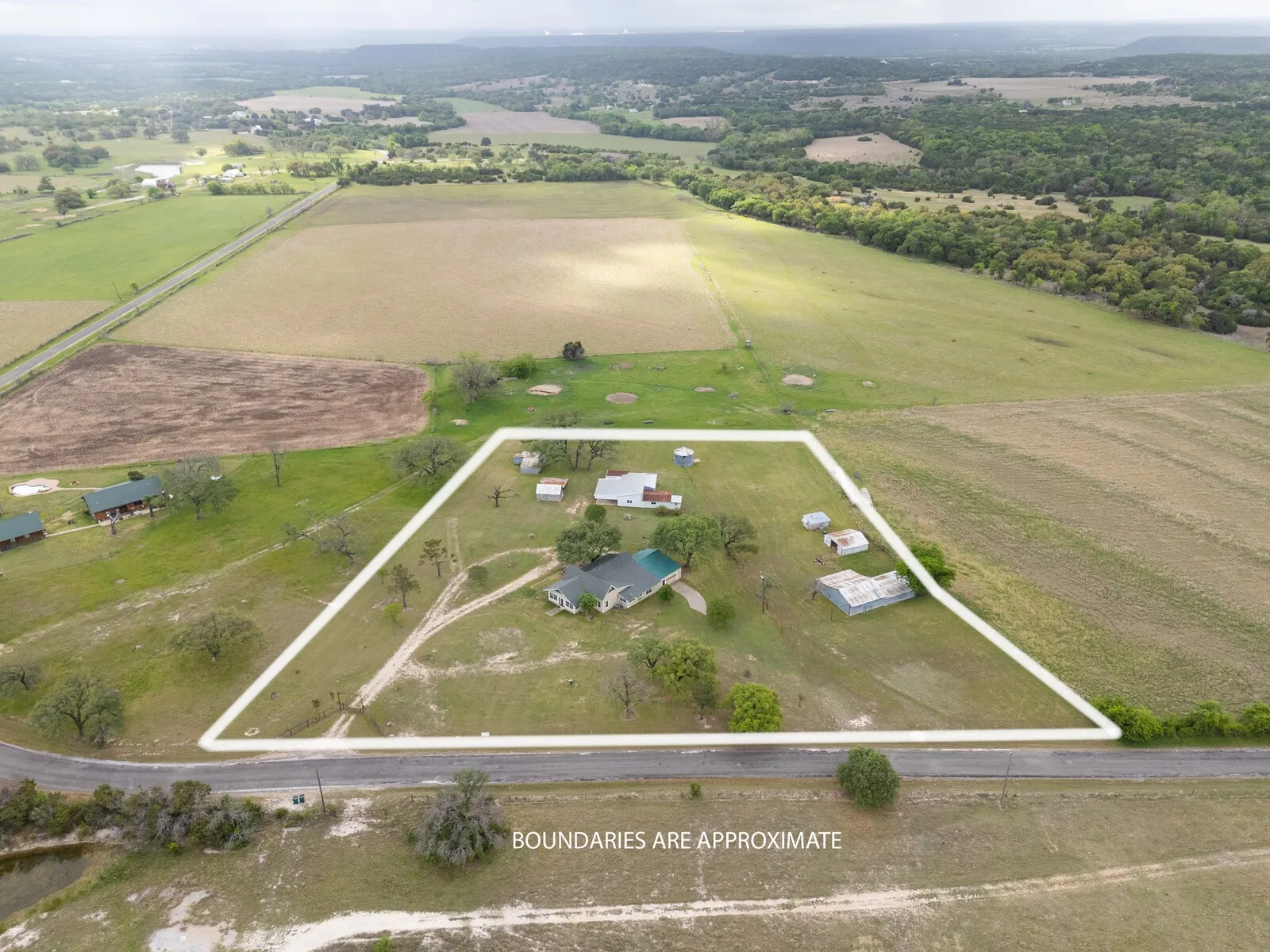 Estimated property lines