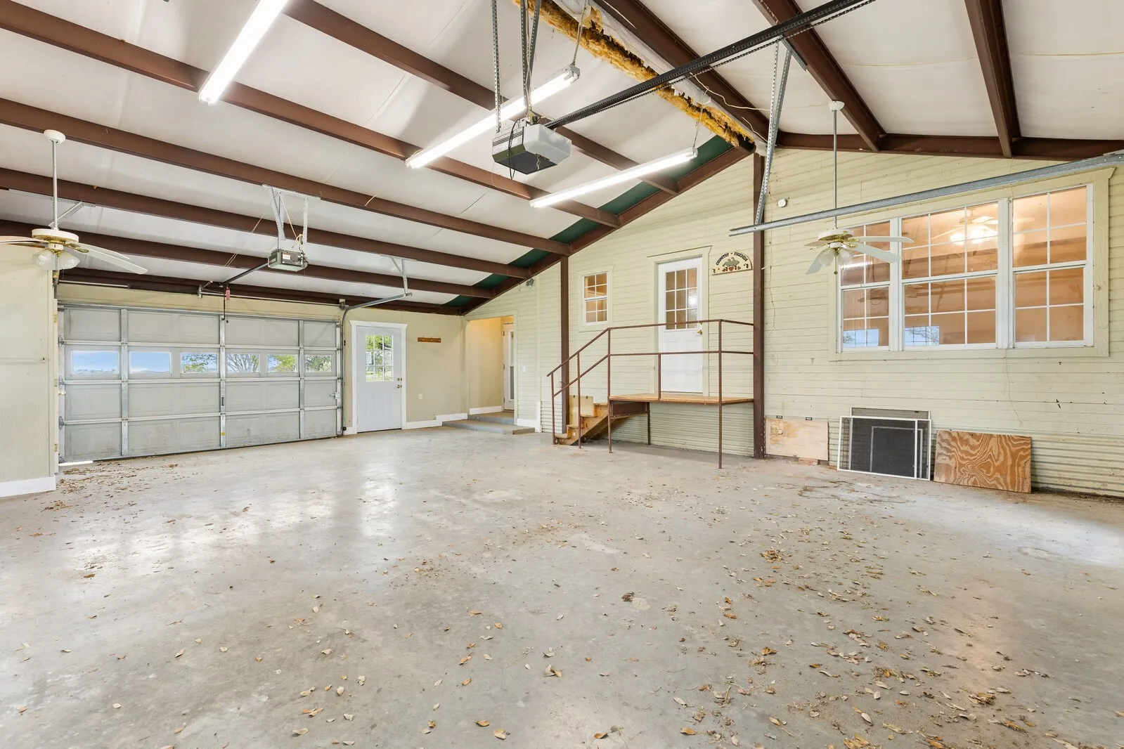 entrance into house from garage