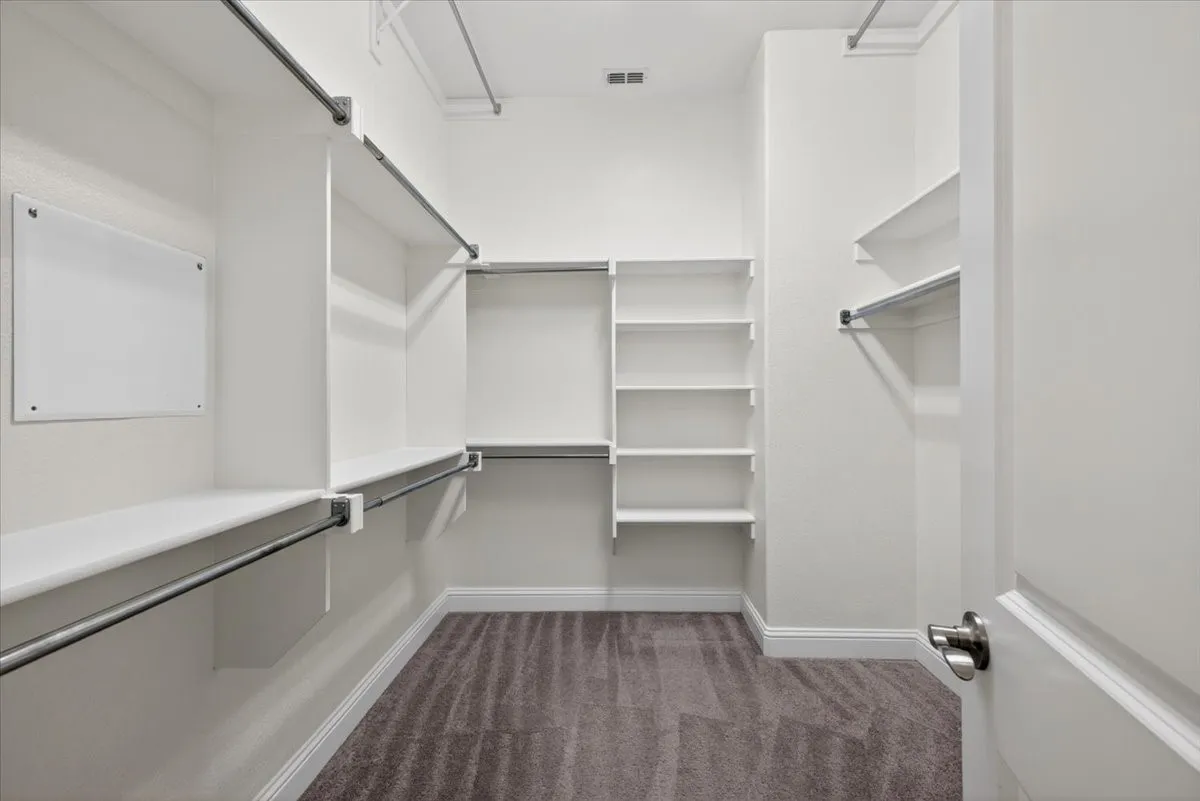 Primary Closet plenty of space