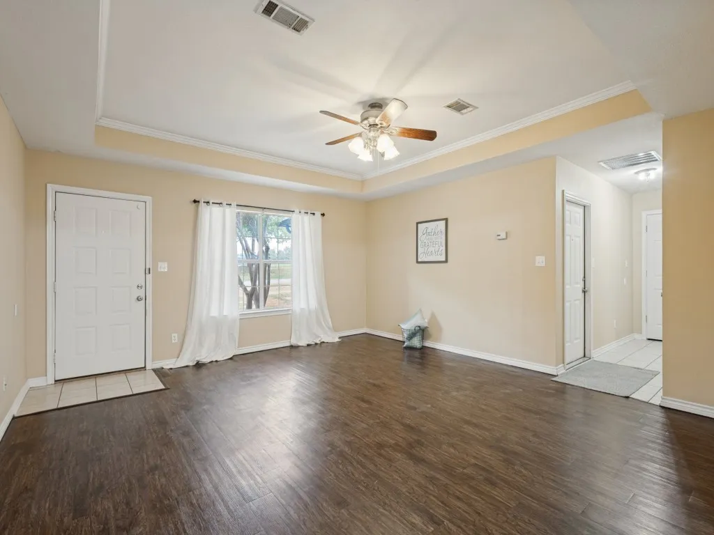 Spacious living room to welcome you home
