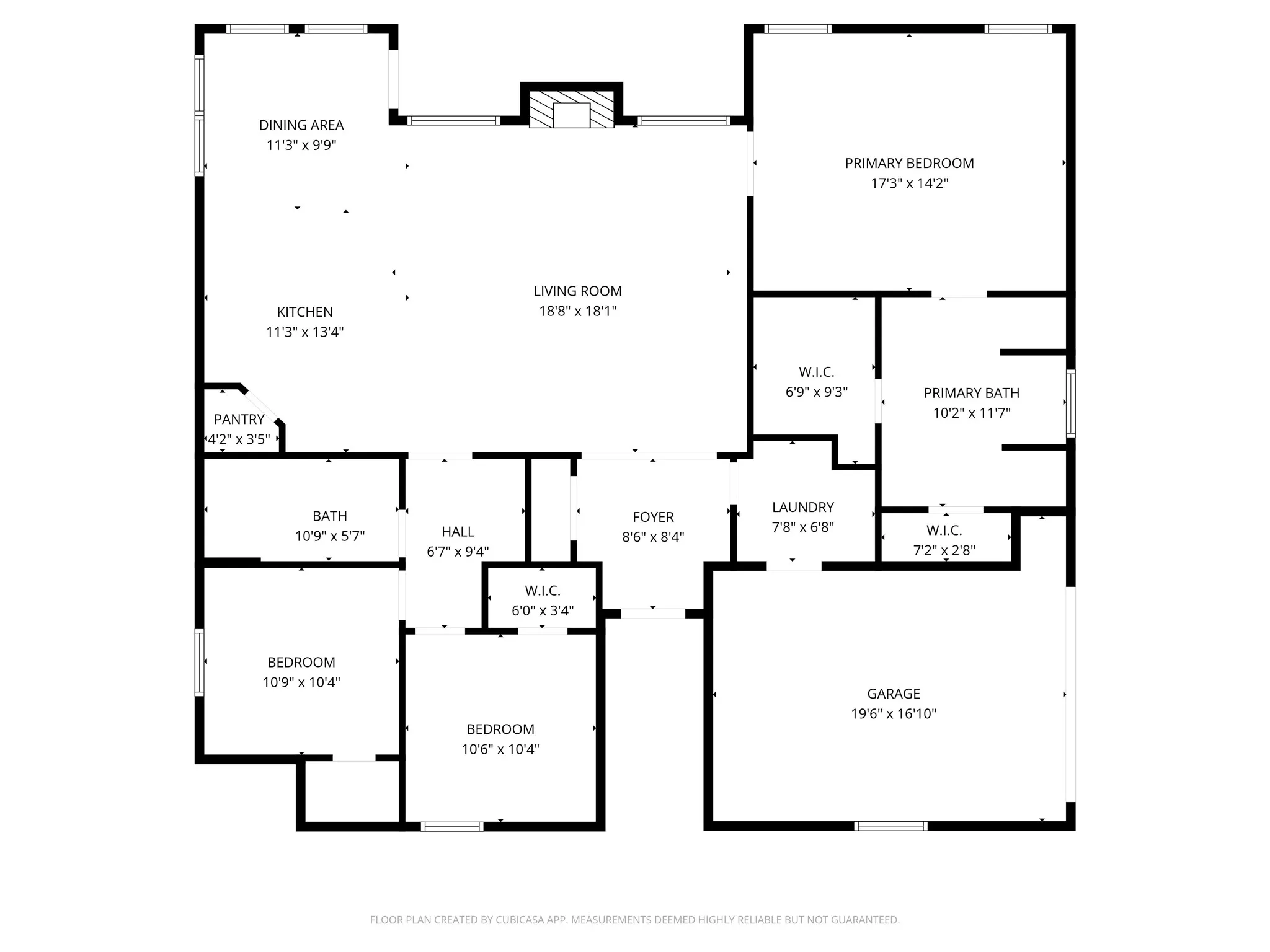 View of floor plan / room layout
