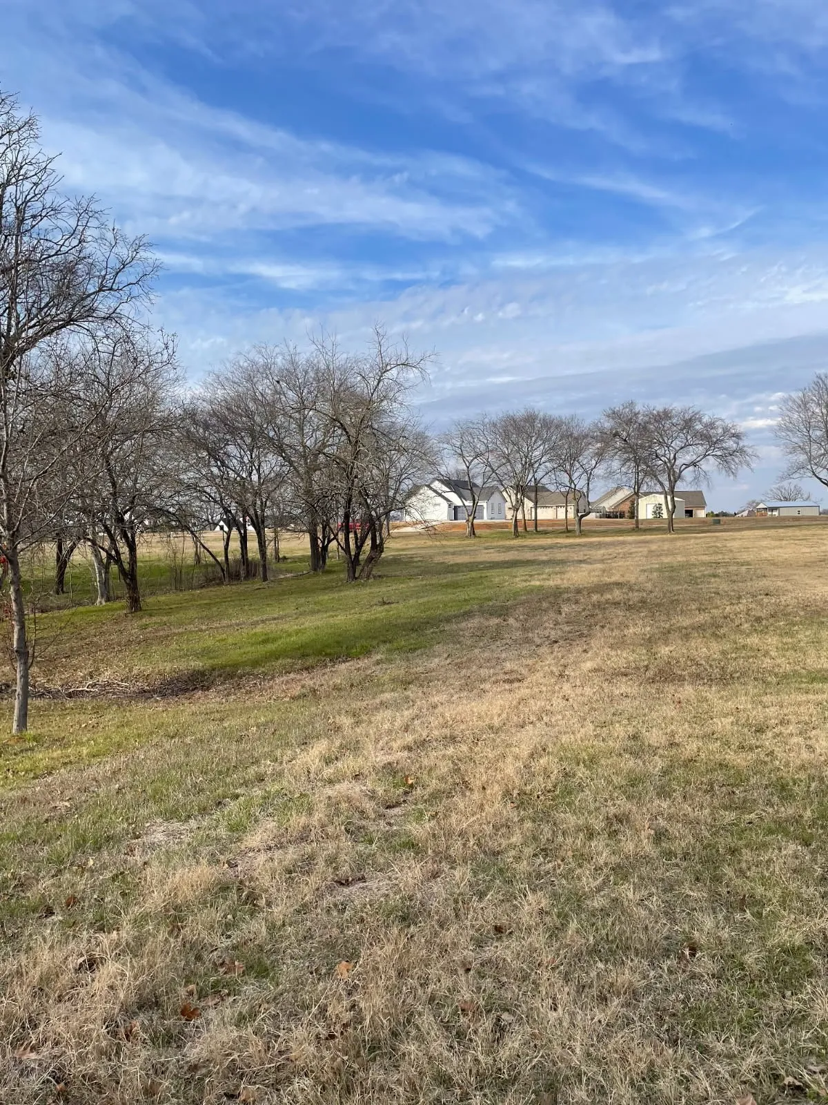 View of yard with a rural view