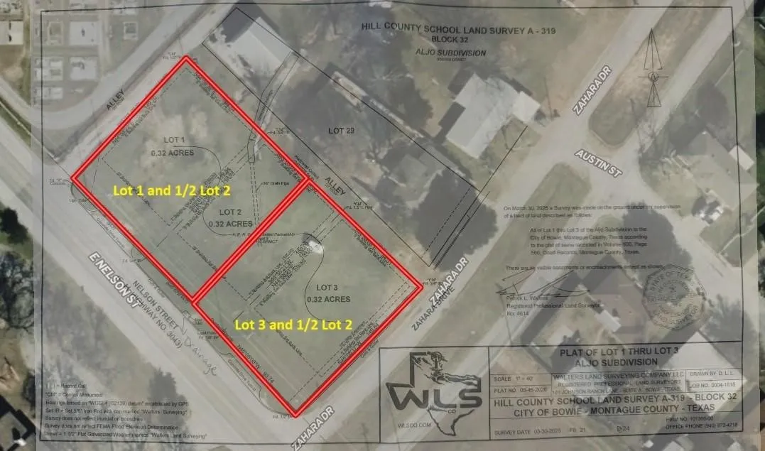 Unimproved Land For Sale in Montague County , Lot 1 Aljo Nelson Street, Bowie, Texas 76230, 0, 0, Garage spaces, 0 Sqft, built in 0, Price $55,000, mls#21218675, Real Estate Agent in Bowie, Homes For Sale in Montague county, Homes For Sale in Bowie, Realtor in Bowie Texas, Real Estate Brokerage Independent Realty Texas, Luminita Cordes Realtor