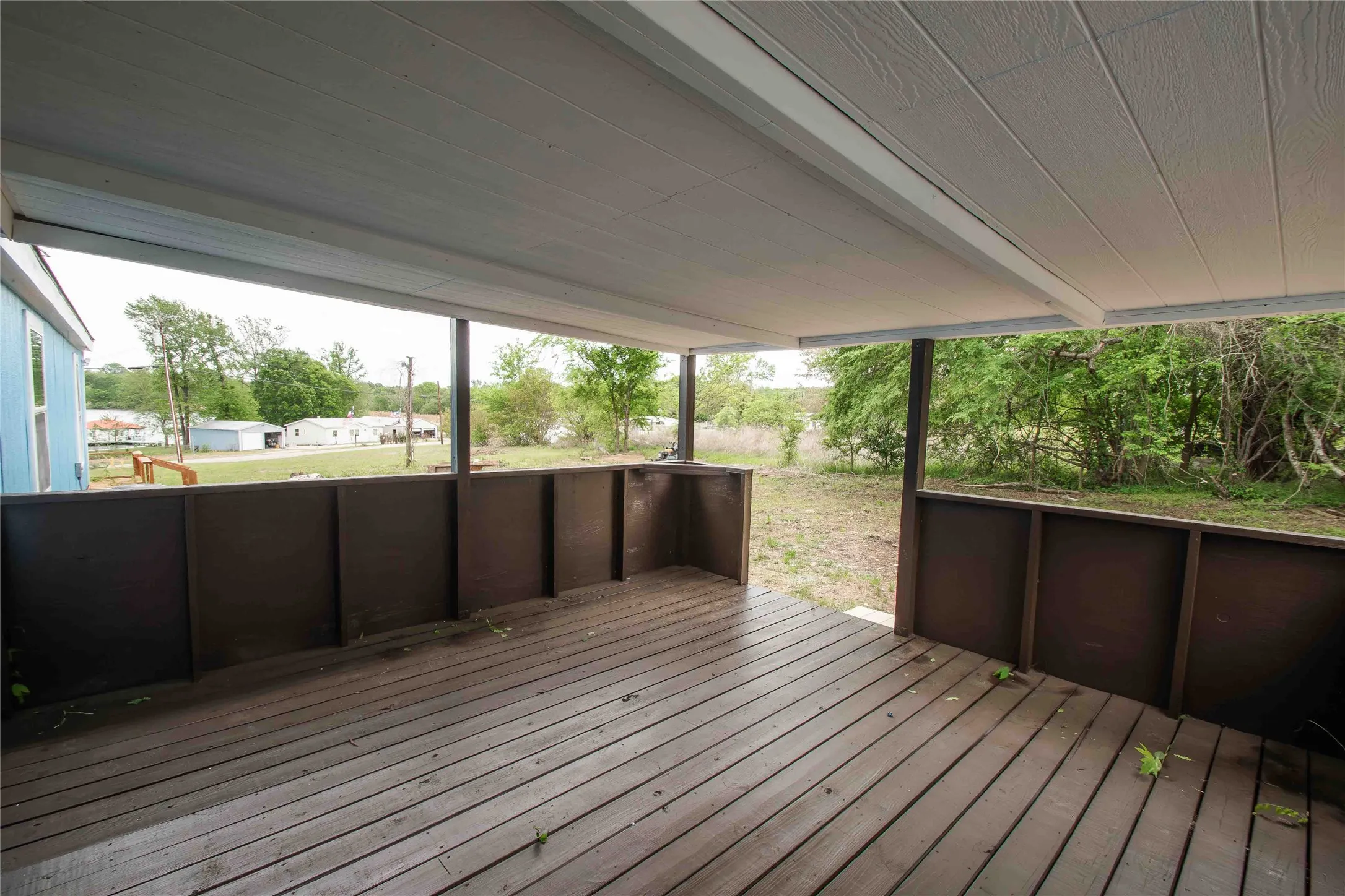 Another view of back porch