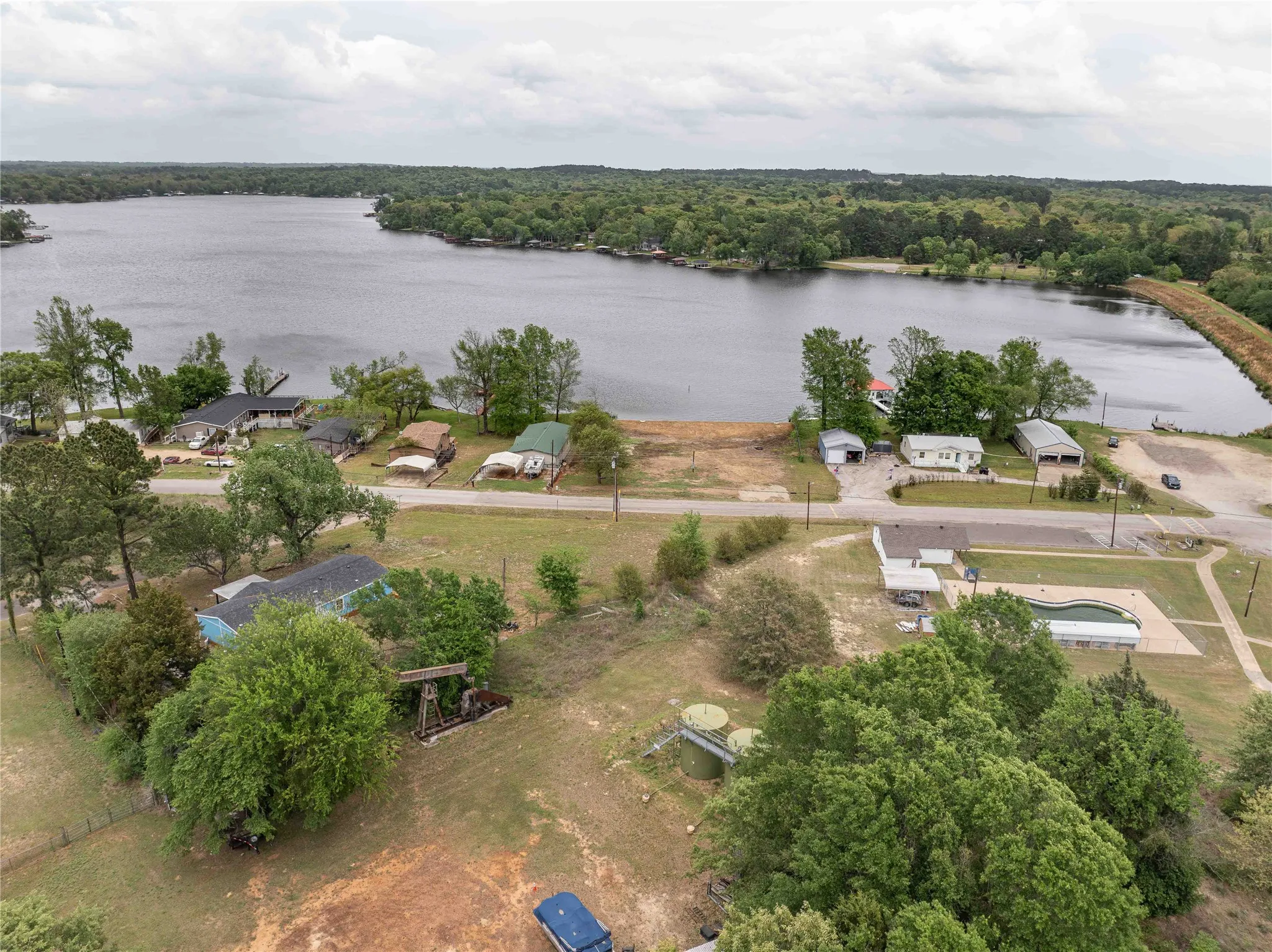 View of Home and its location to lake