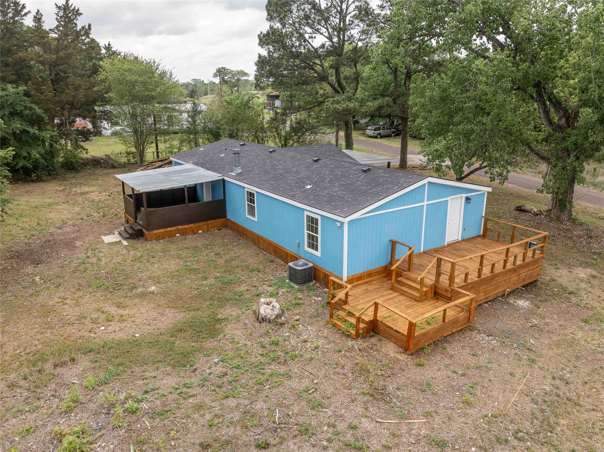 View of home from above