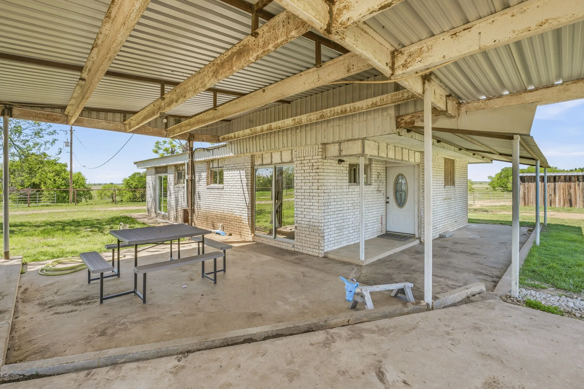 View of patio