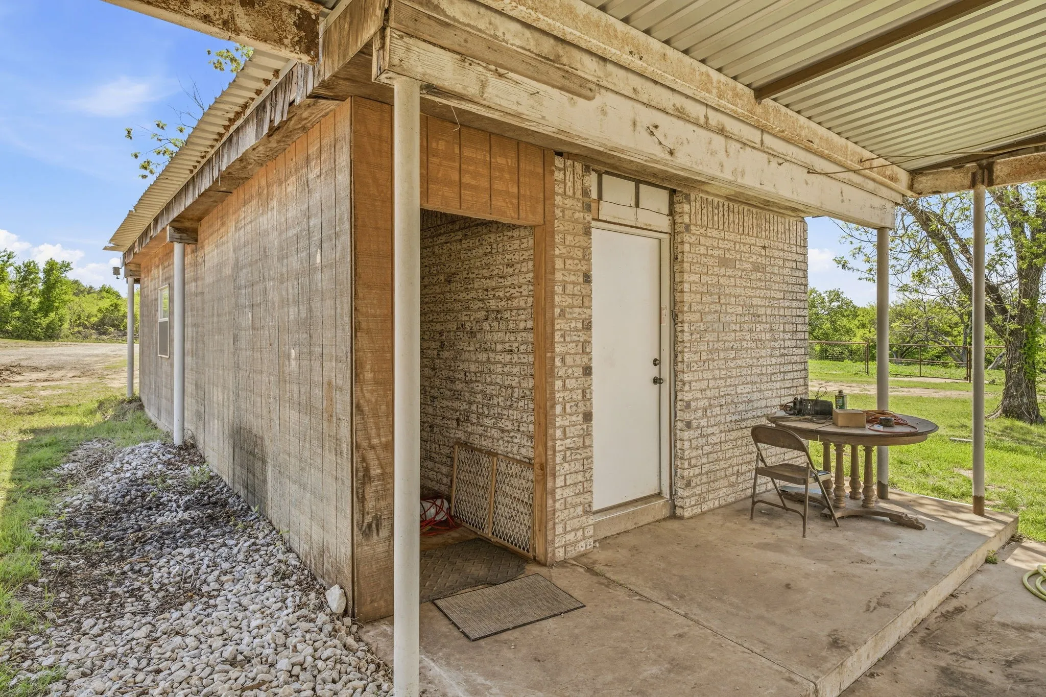 View of outbuilding