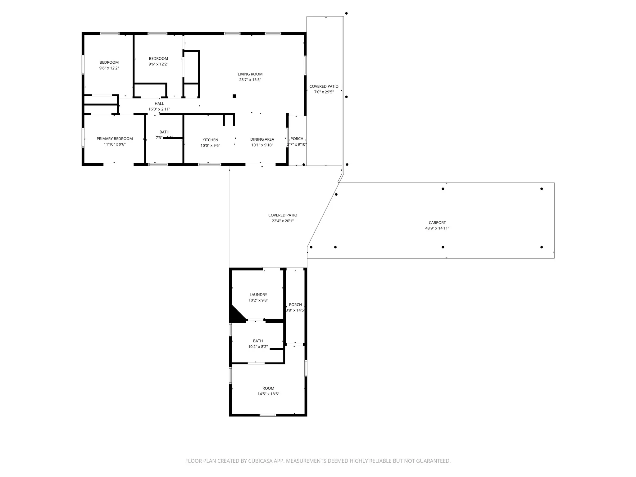 View of floor plan / room layout