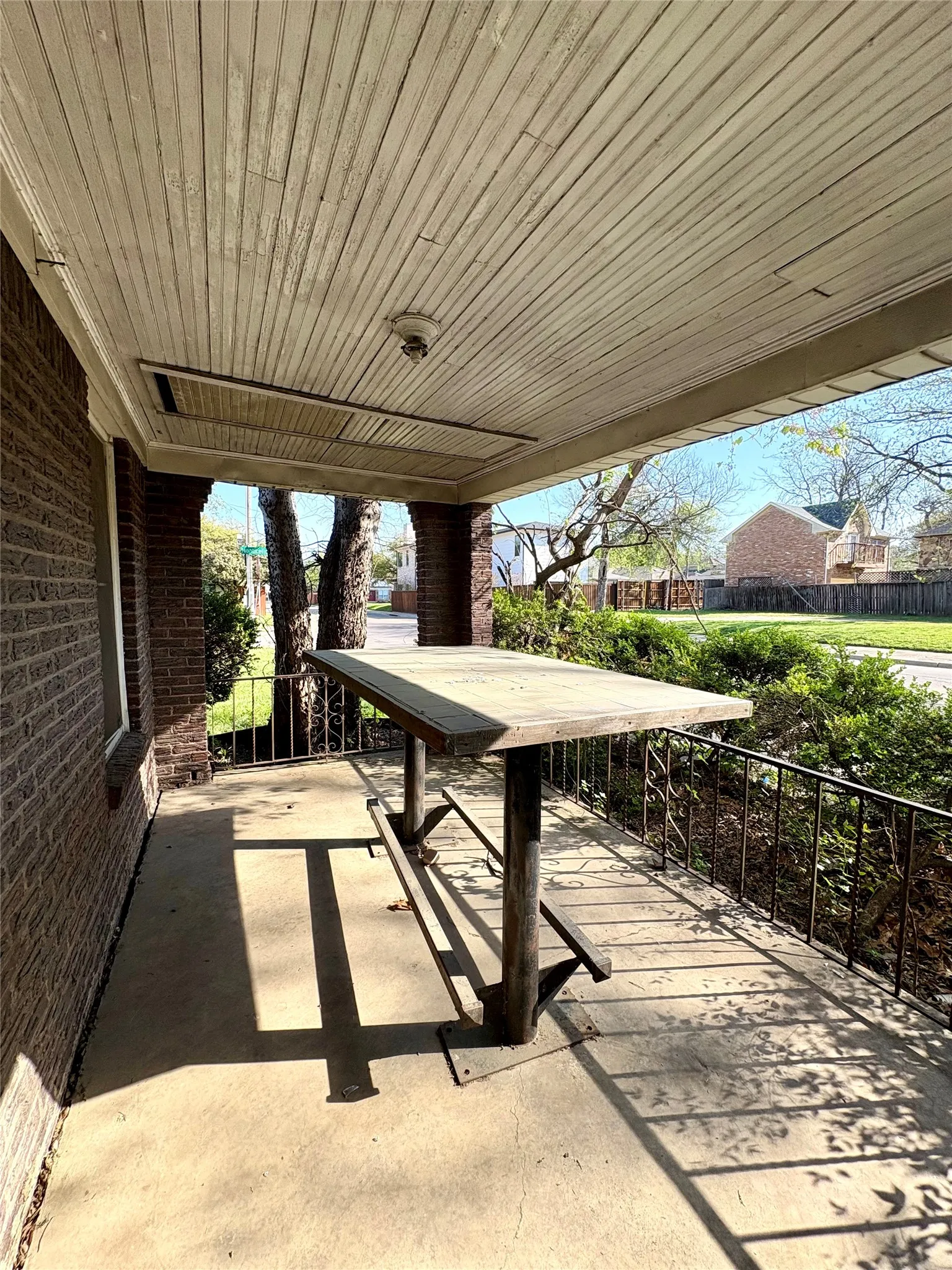 Covered Side Patio