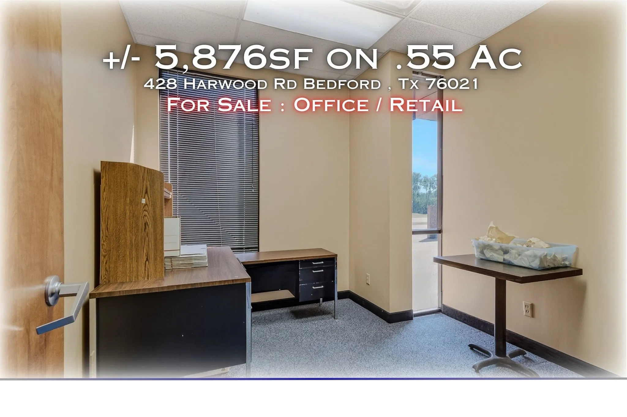 Office For Sale in Tarrant County , 428 Harwood Road, Bedford, Texas 76021, 0, 0, Garage spaces, 0 Sqft, built in 1984, Preowned, mls#21238890, Real Estate Agent in Bedford, Homes For Sale in Tarrant county, Homes For Sale in Bedford, Realtor in Bedford Texas, Real Estate Brokerage Independent Realty Texas, Luminita Cordes Realtor