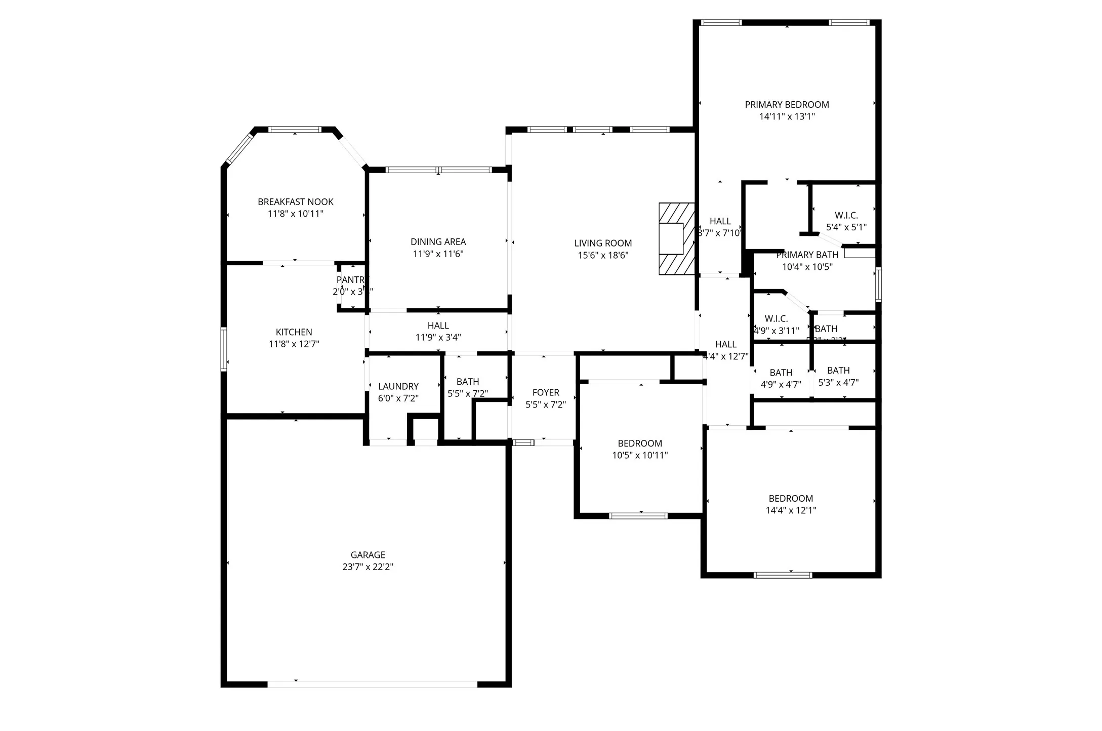 View of room layout