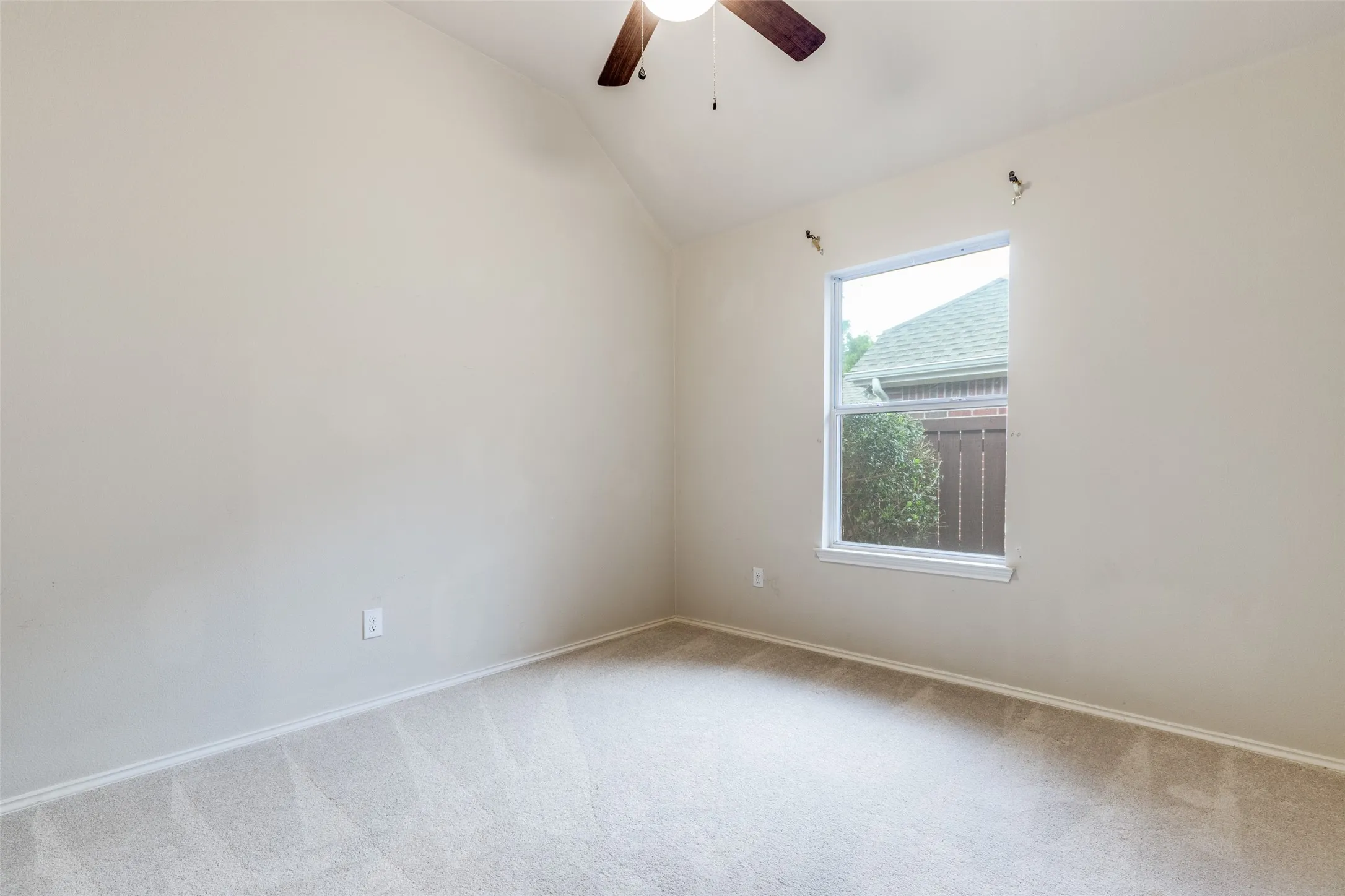 Each secondary bedroom has a ceiling fan.