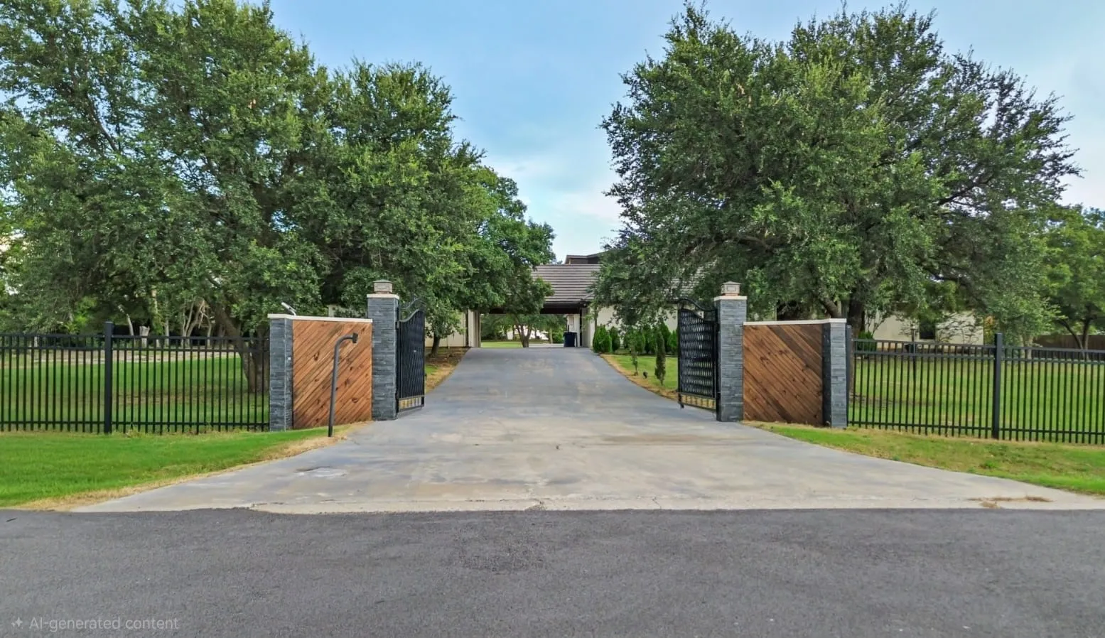 View of gate