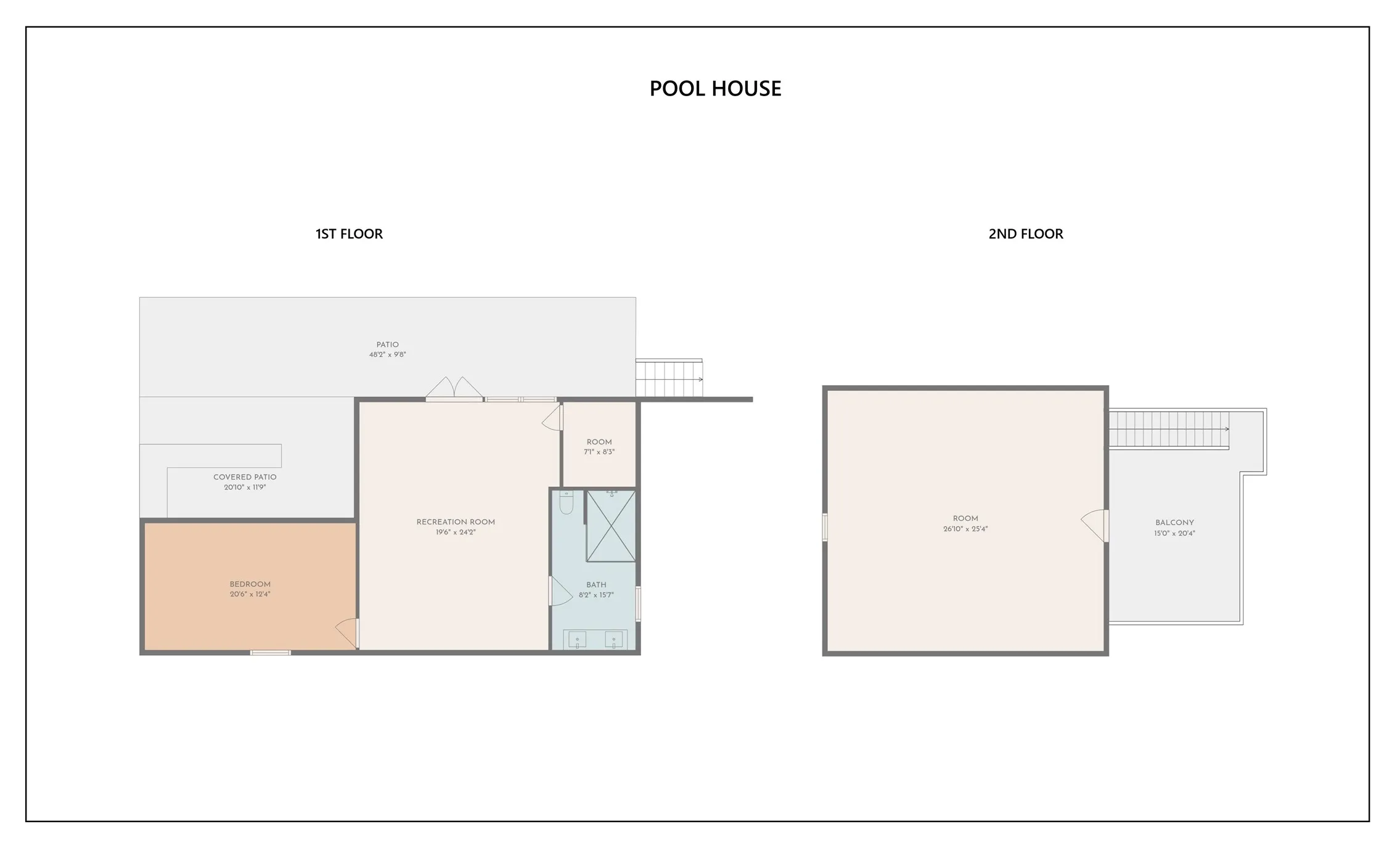 View of home floor plan