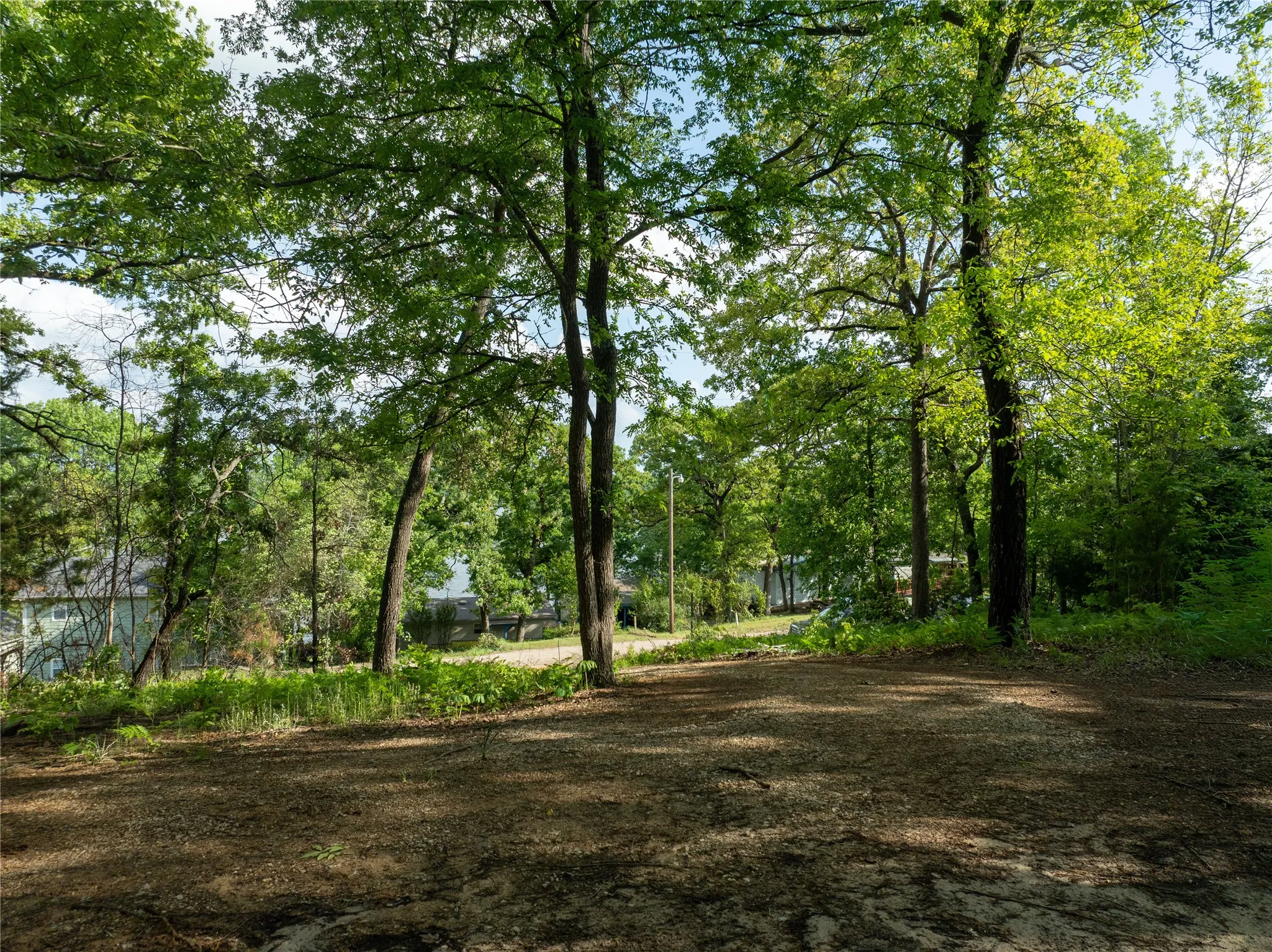View of lot facing the water