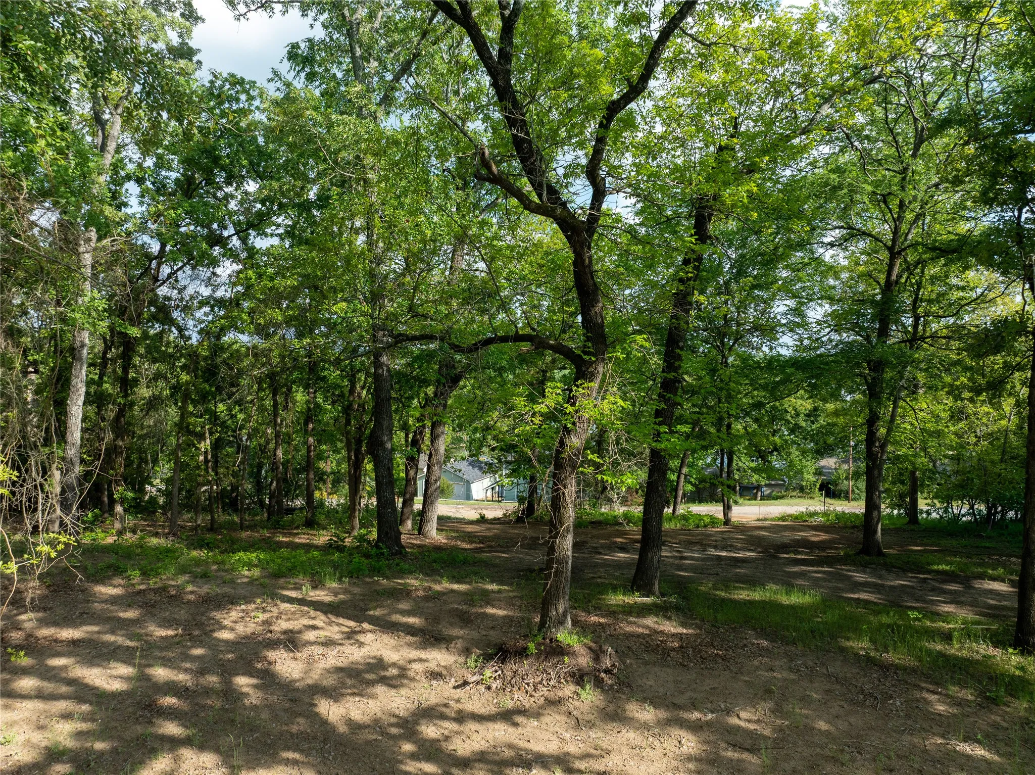 view from top of property toward the street