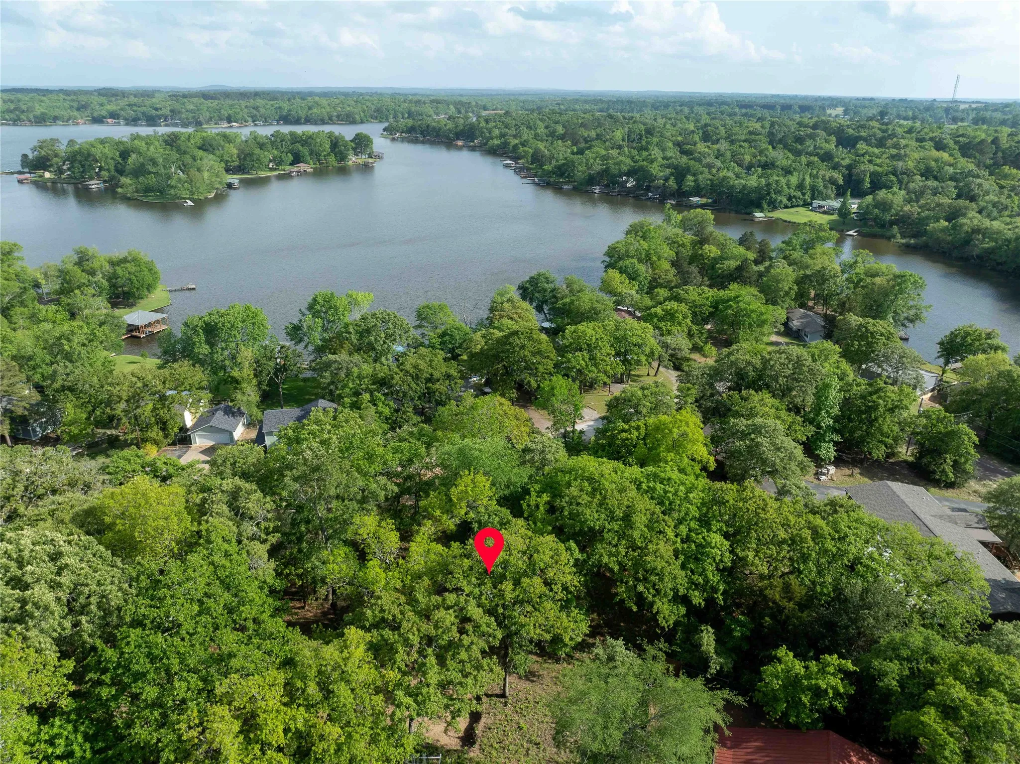 Lake view from the lots