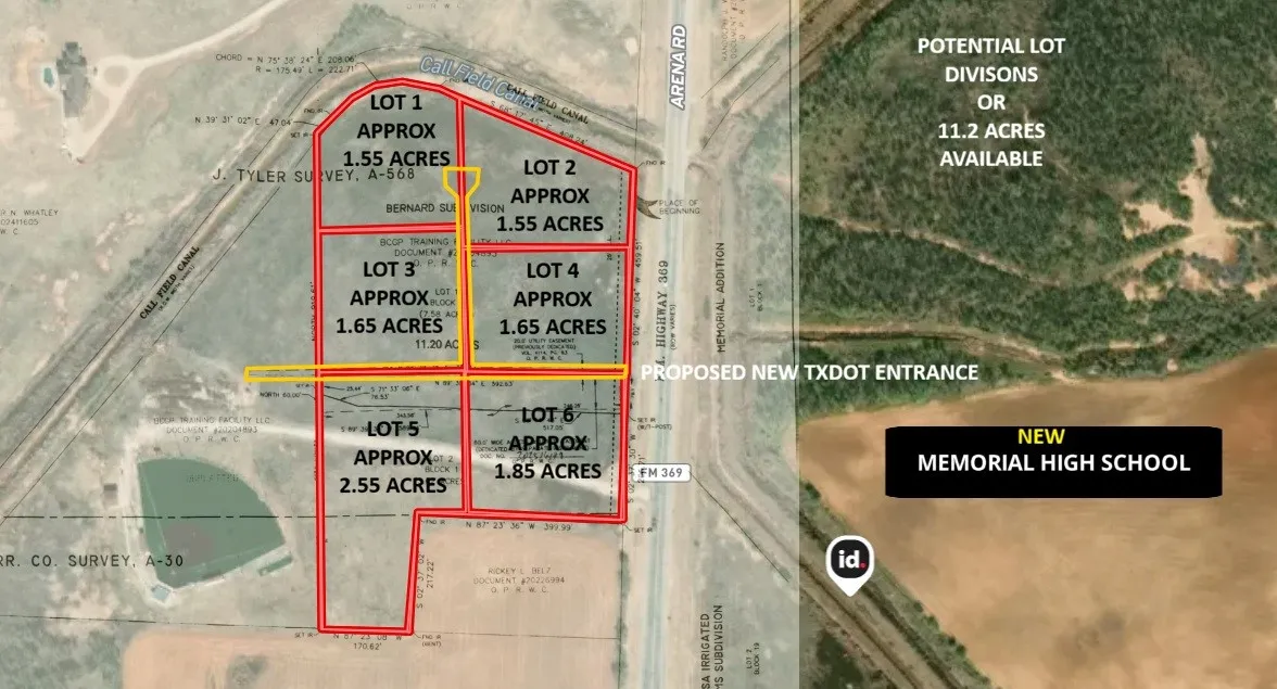 Retail For Sale in Wichita County , TBD 11.2 Acres Arena Road, Wichita Falls, Texas 76310, 0, 0, Garage spaces, 0 Sqft, built in 0, Proposed, Price $1,534,400, mls#21199278, Real Estate Agent in Wichita Falls, Homes For Sale in Wichita county, Homes For Sale in Wichita Falls, Realtor in Wichita Falls Texas, Real Estate Brokerage Independent Realty Texas, Luminita Cordes Realtor