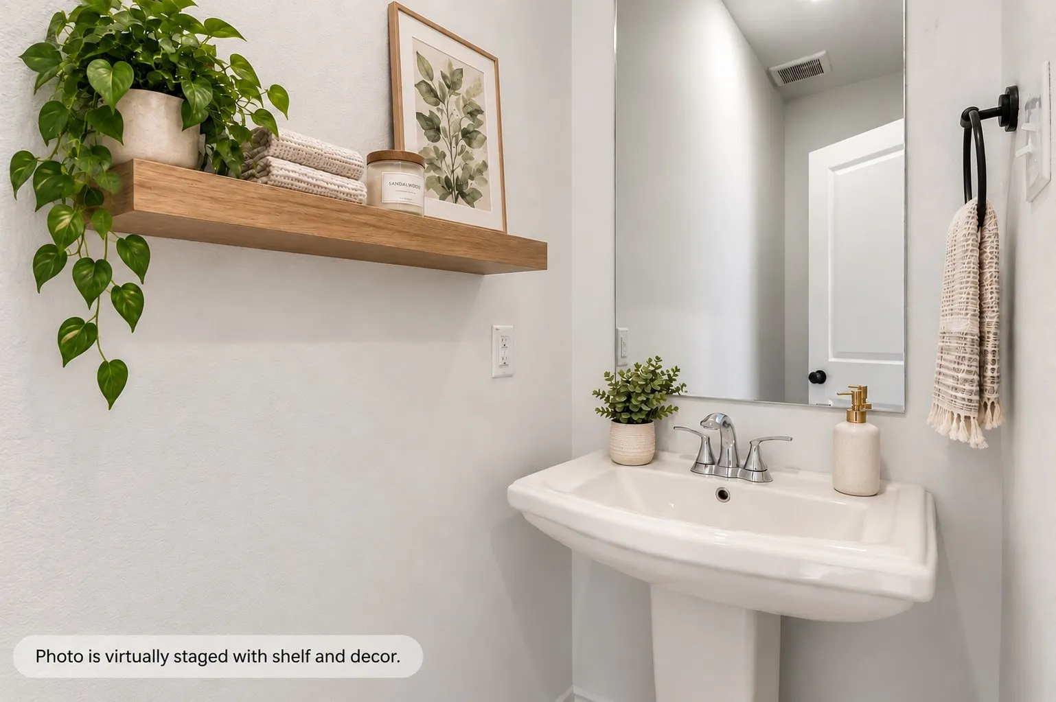 Convenient Half Bath