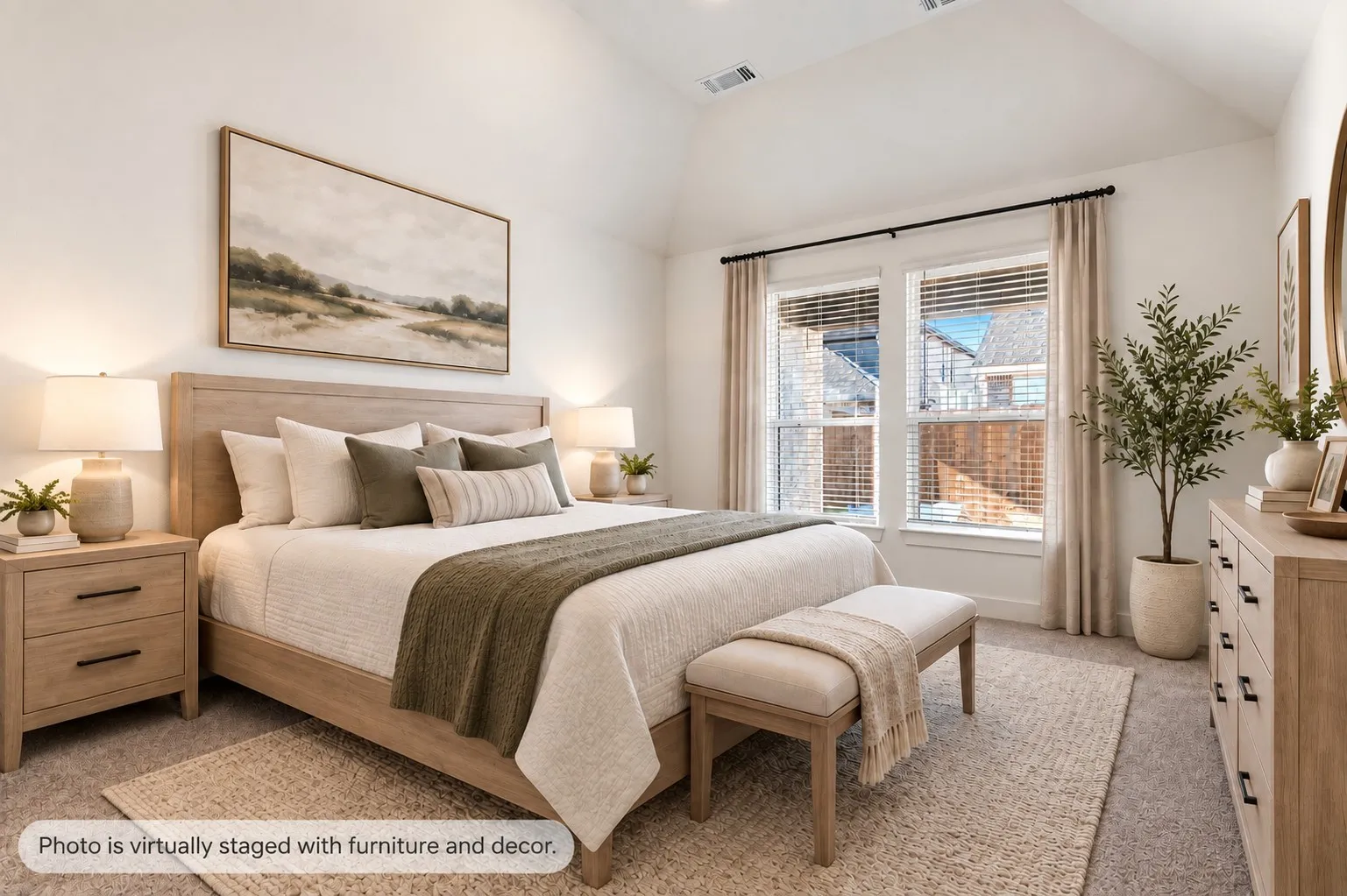 The Tray Ceiling and Spacious Size Provide an Inviting Place to Rest & Recharge