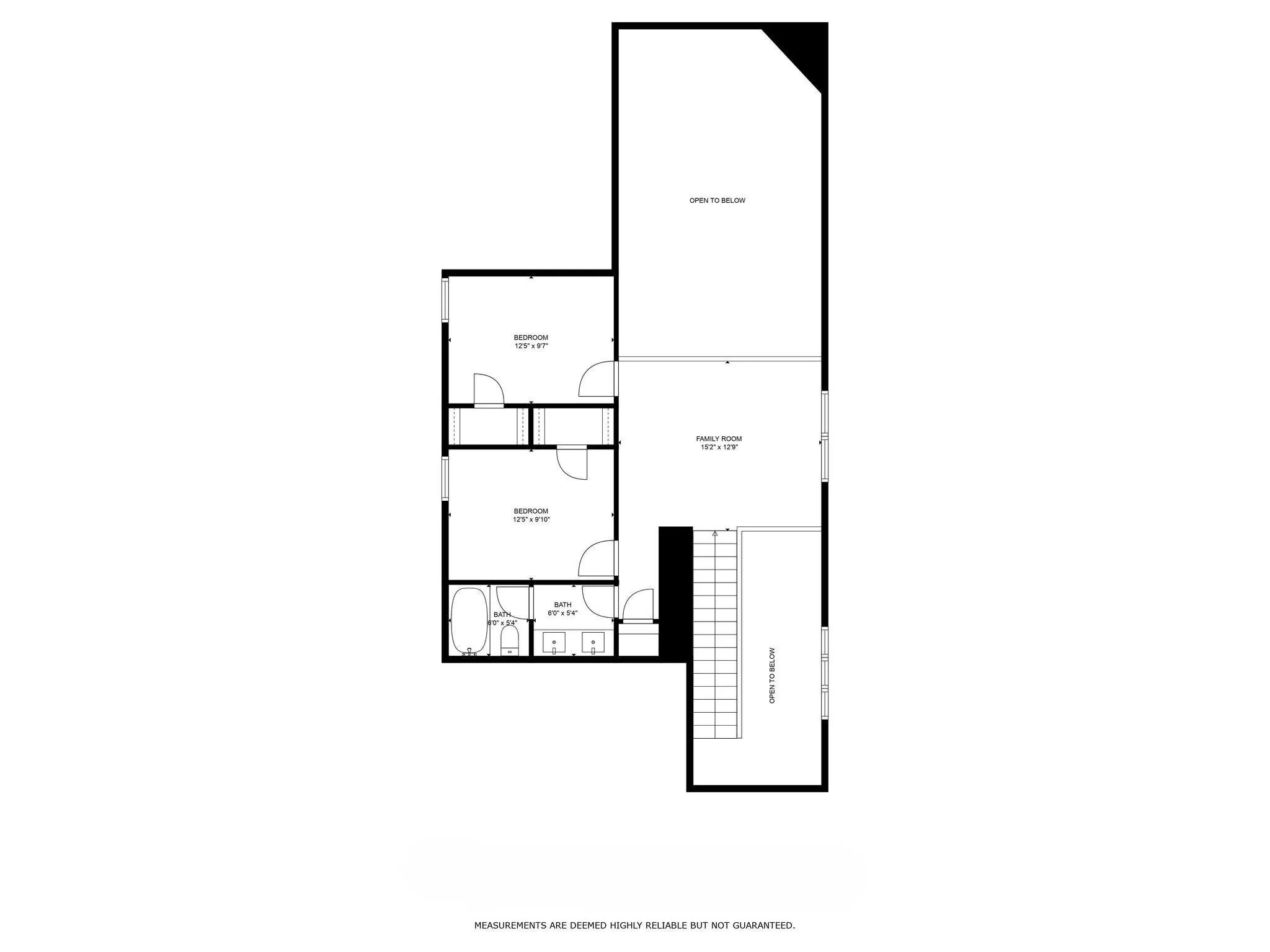 A Second Living/Entertaining Space, Two Bedrooms and Full Bath are Located on the Upper Floor.