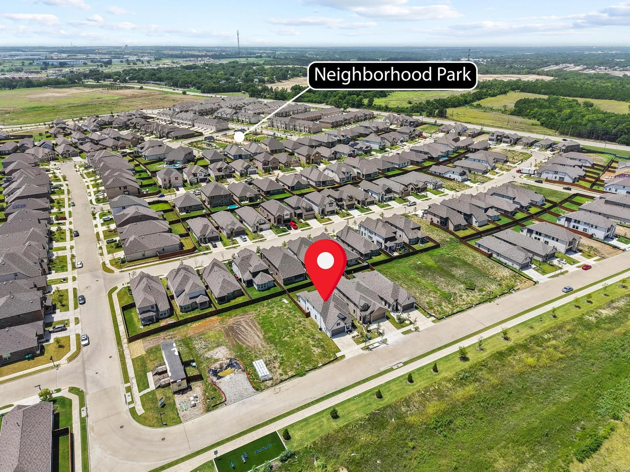 This Home is Located Along the East Boundary of the Community with No Homes Across the Street