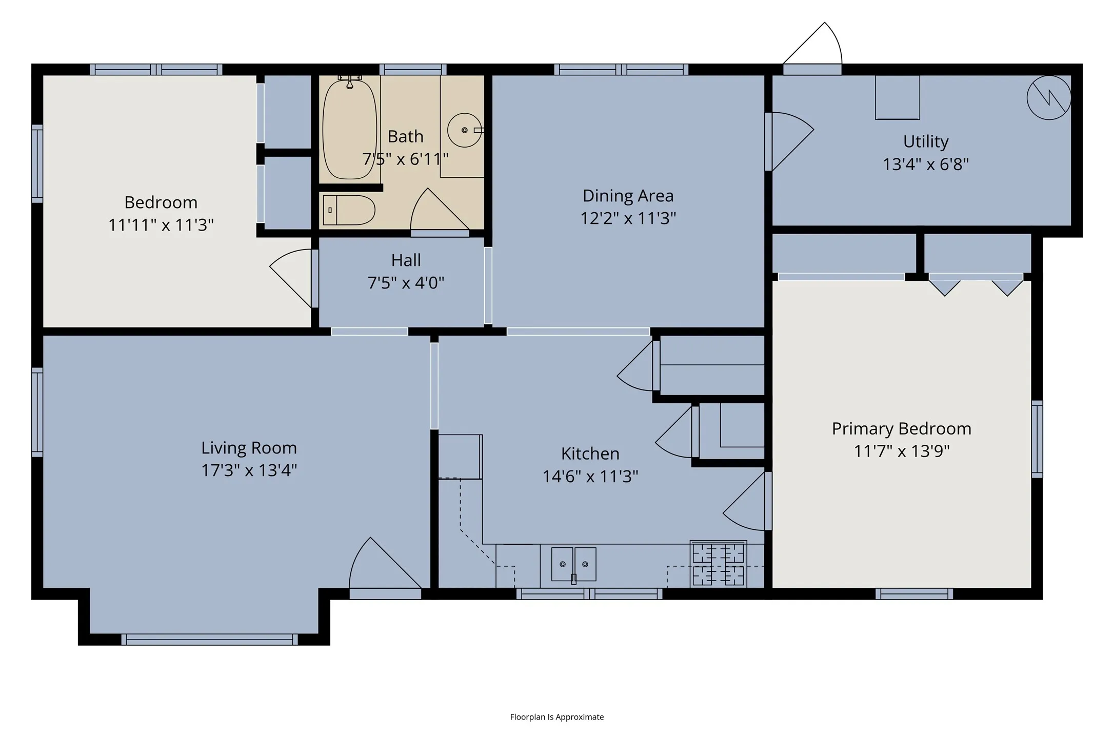 View of floor plan / room layout