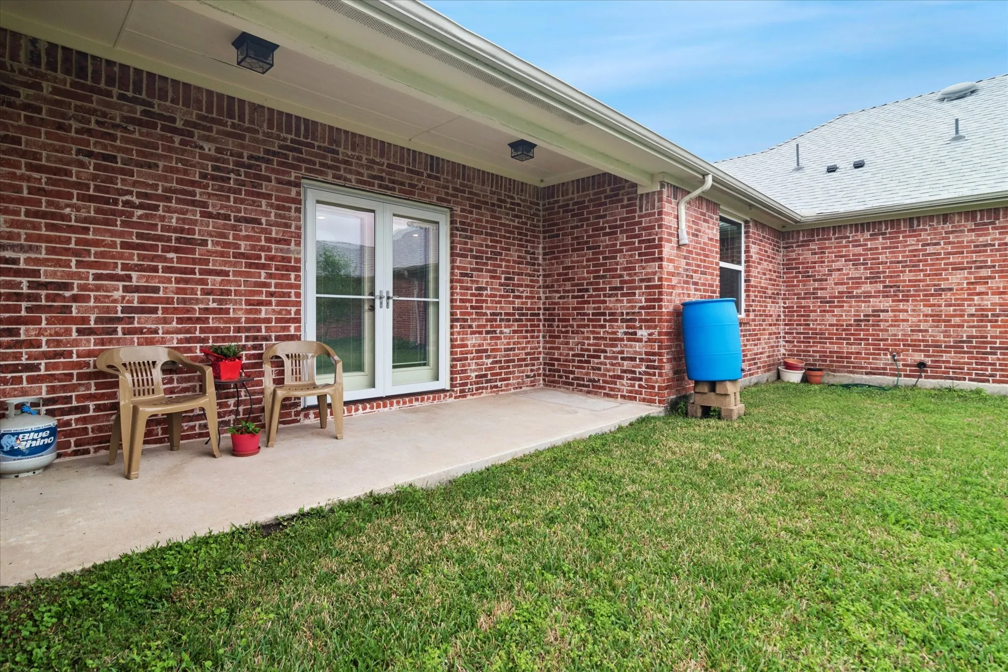 Patio of Main Home