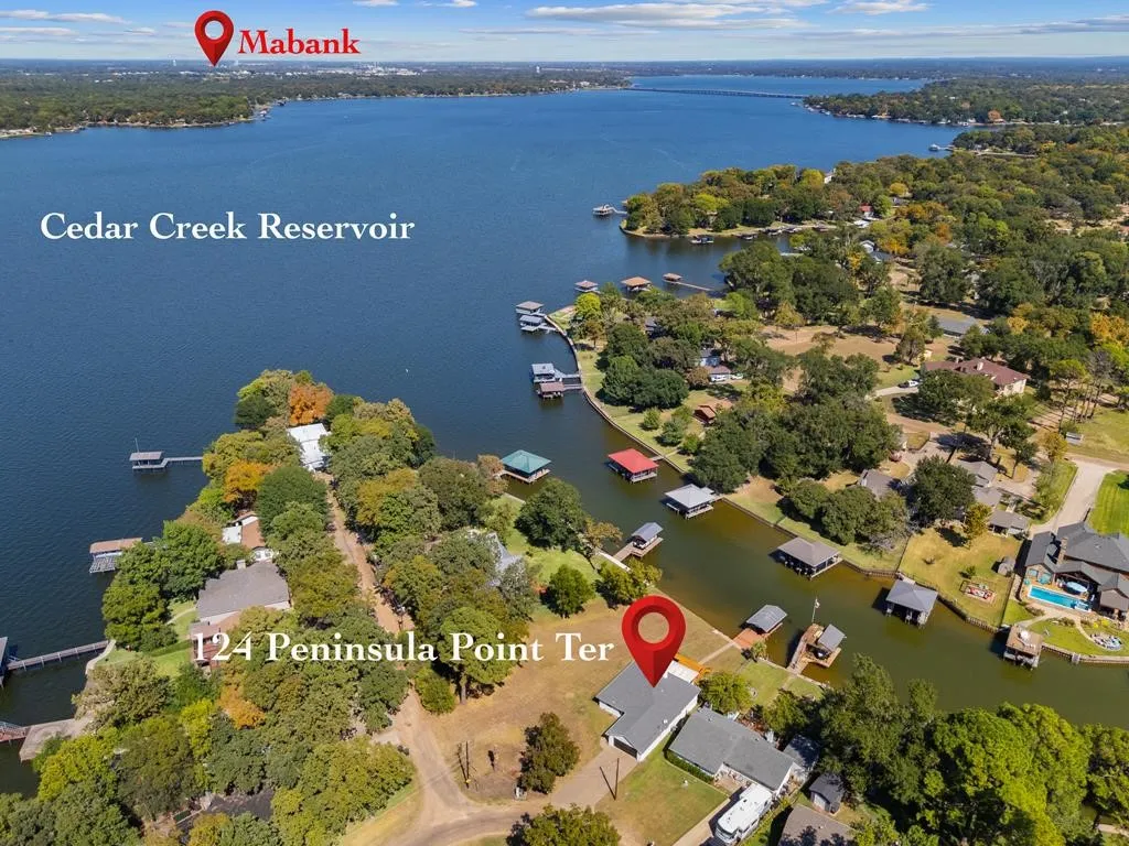 Single Family Residence For Sale in Henderson County , 124 Peninsula Point Terrace, Mabank, Texas 75156, 3 Bedroom, 2 Bathroom, 2 Garage spaces, 1,632 Sqft, built in 1998, mls#21240134, Real Estate Agent in Mabank, Homes For Sale in Henderson county, Homes For Sale in Mabank, Realtor in Mabank Texas, Real Estate Brokerage Independent Realty Texas, Luminita Cordes Realtor