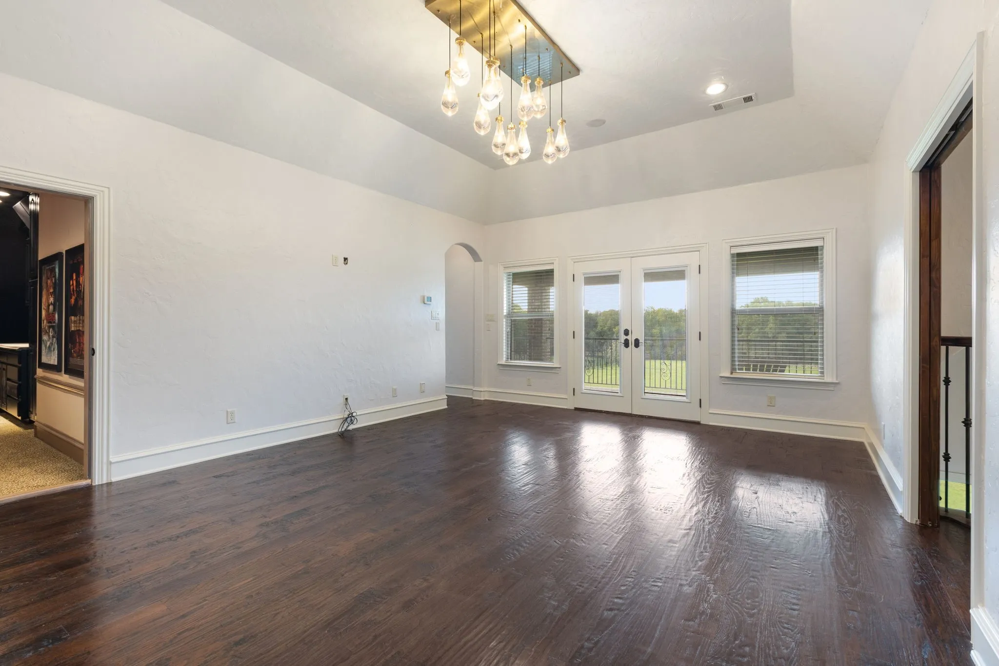 Game Room/ Secindary Living room leading to Balcony