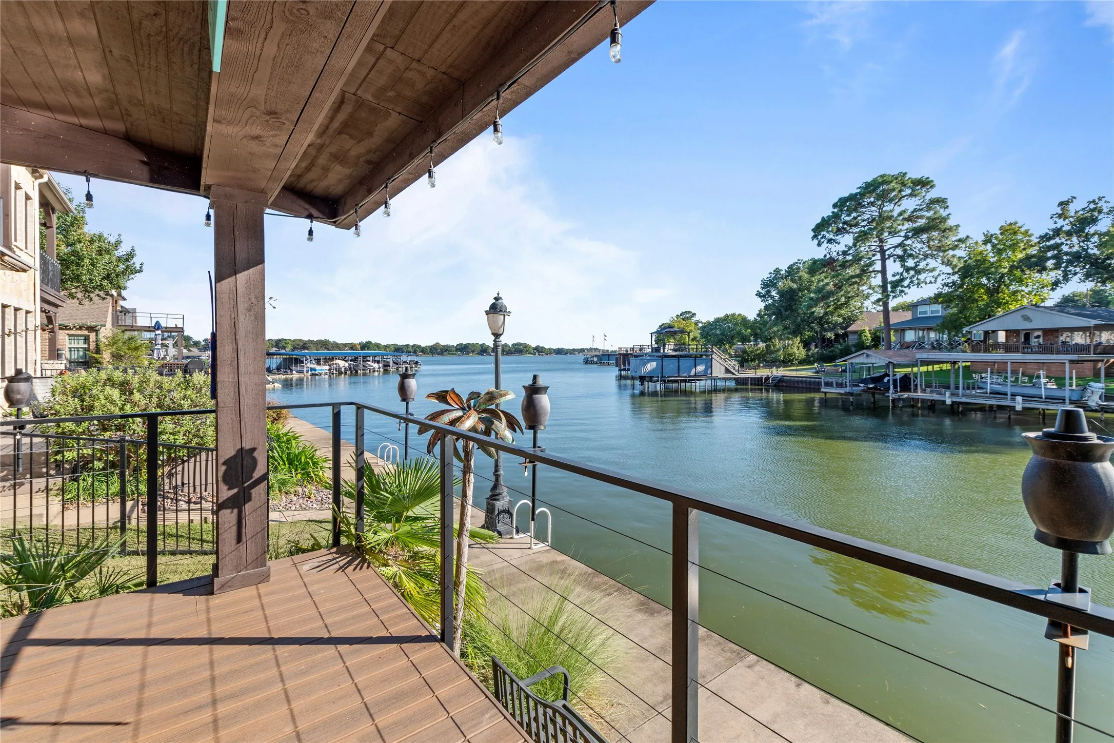 Located on protected cove with open water views
