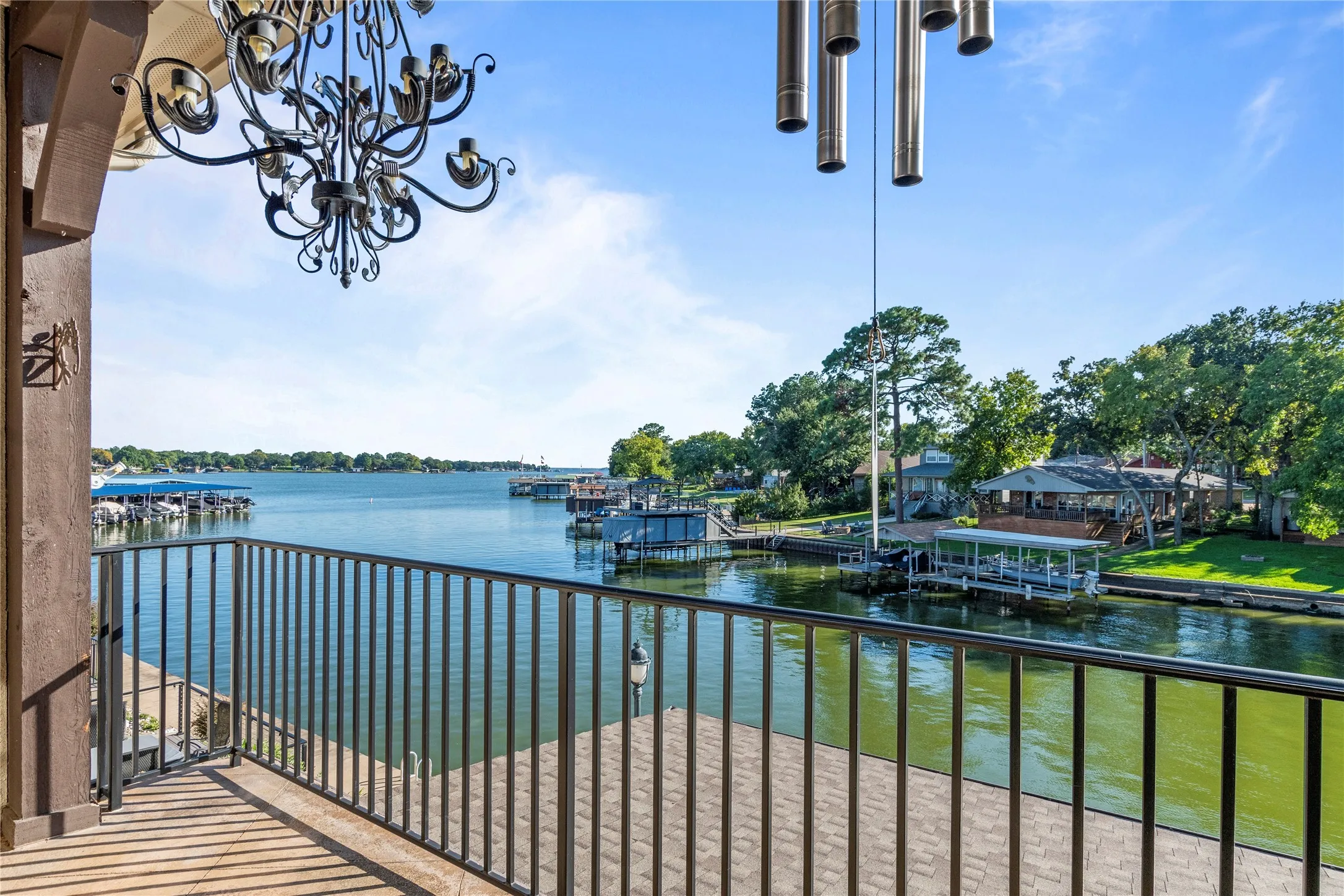Beautiful water views from balcony