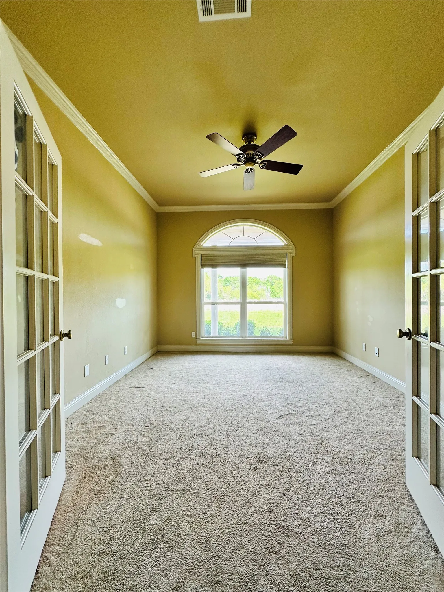 Office and or 4th bedroom with double doors.