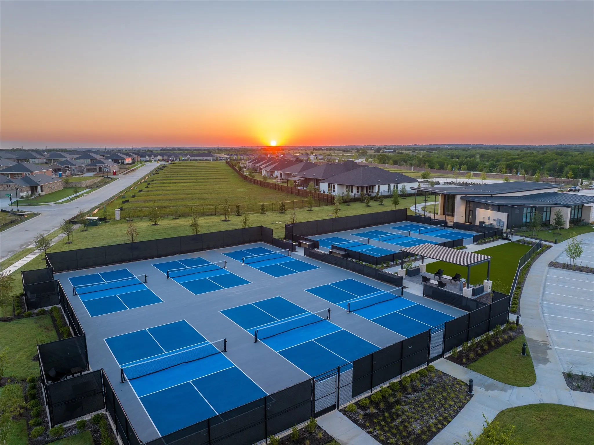 Pickle ball courts