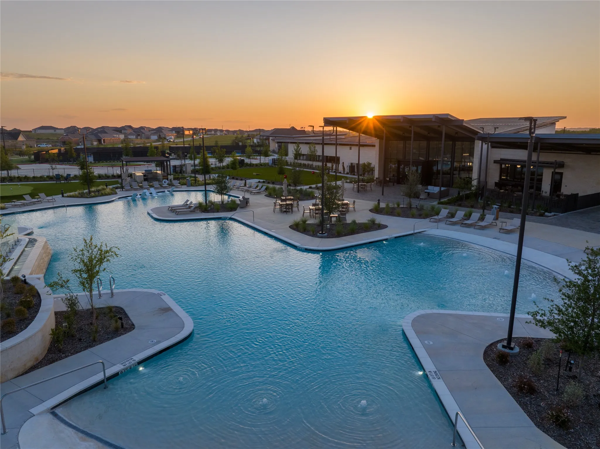 Resort style pool
