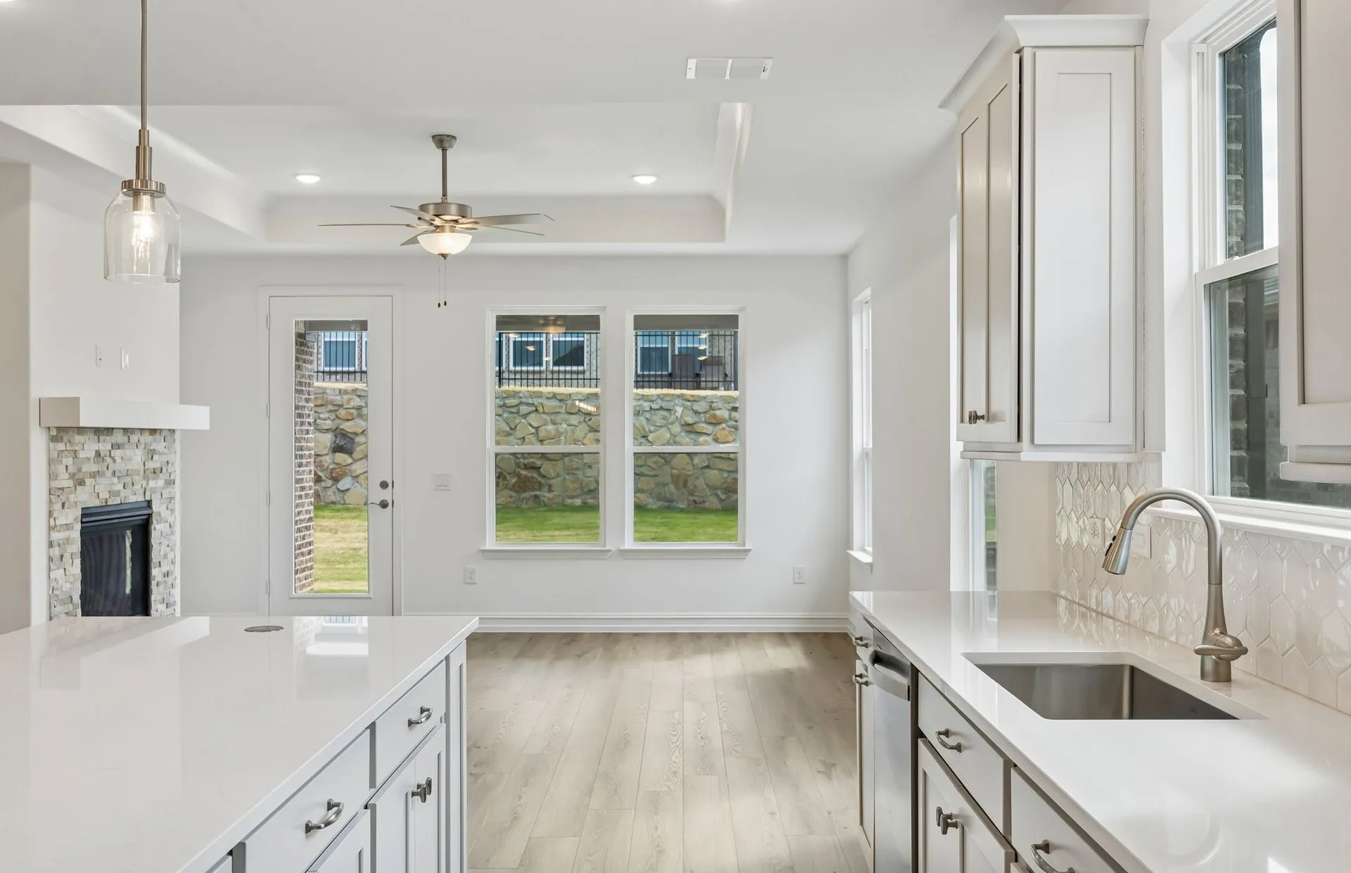 Abundant cabinet space available