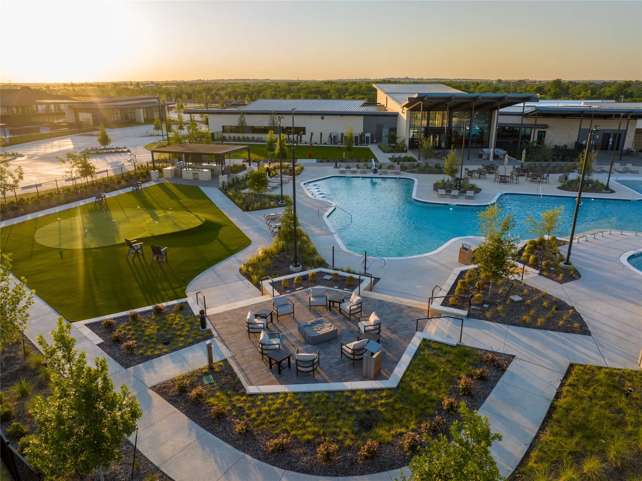 Resort style pool