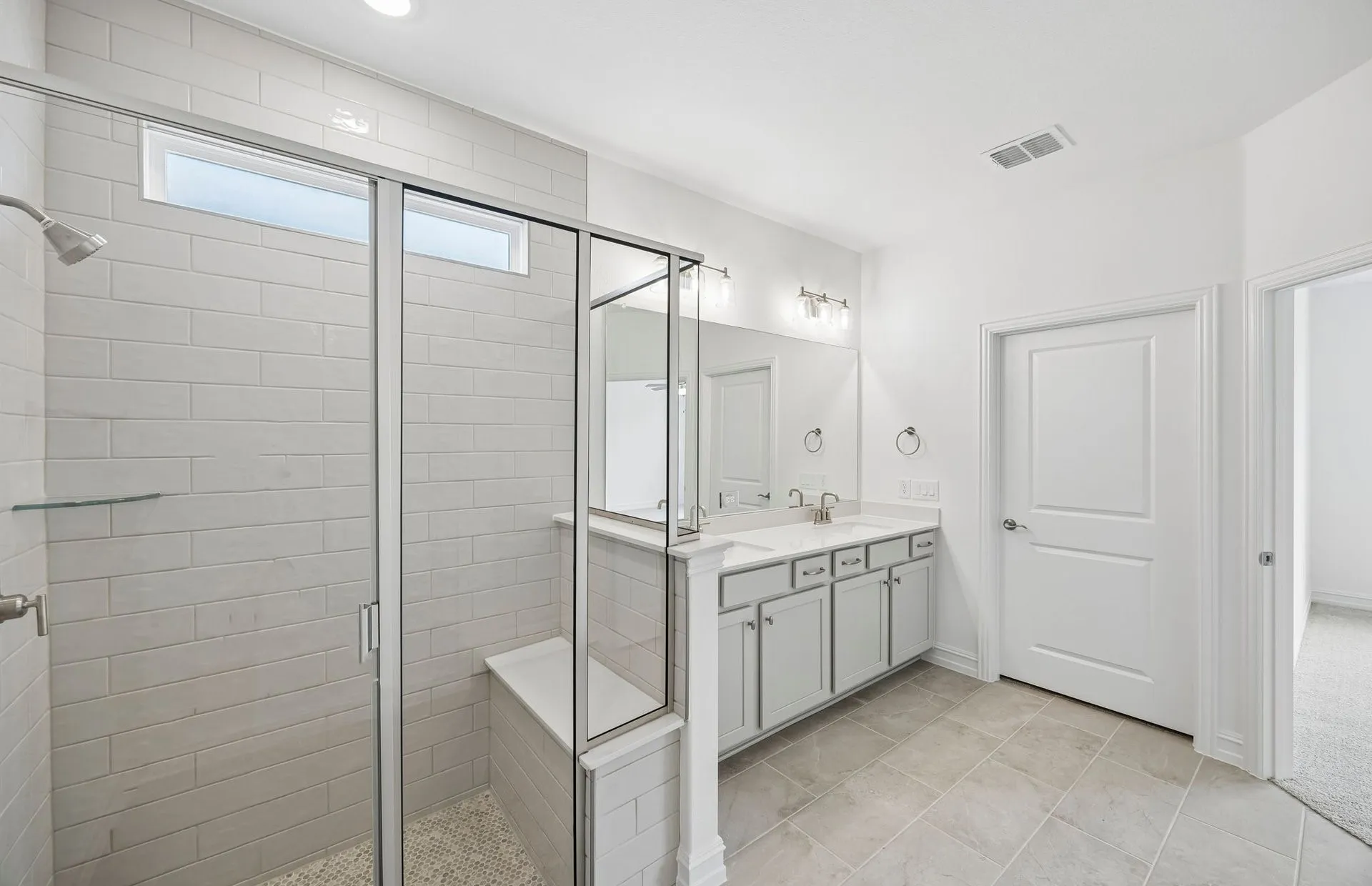 Beautiful shower in primary bath