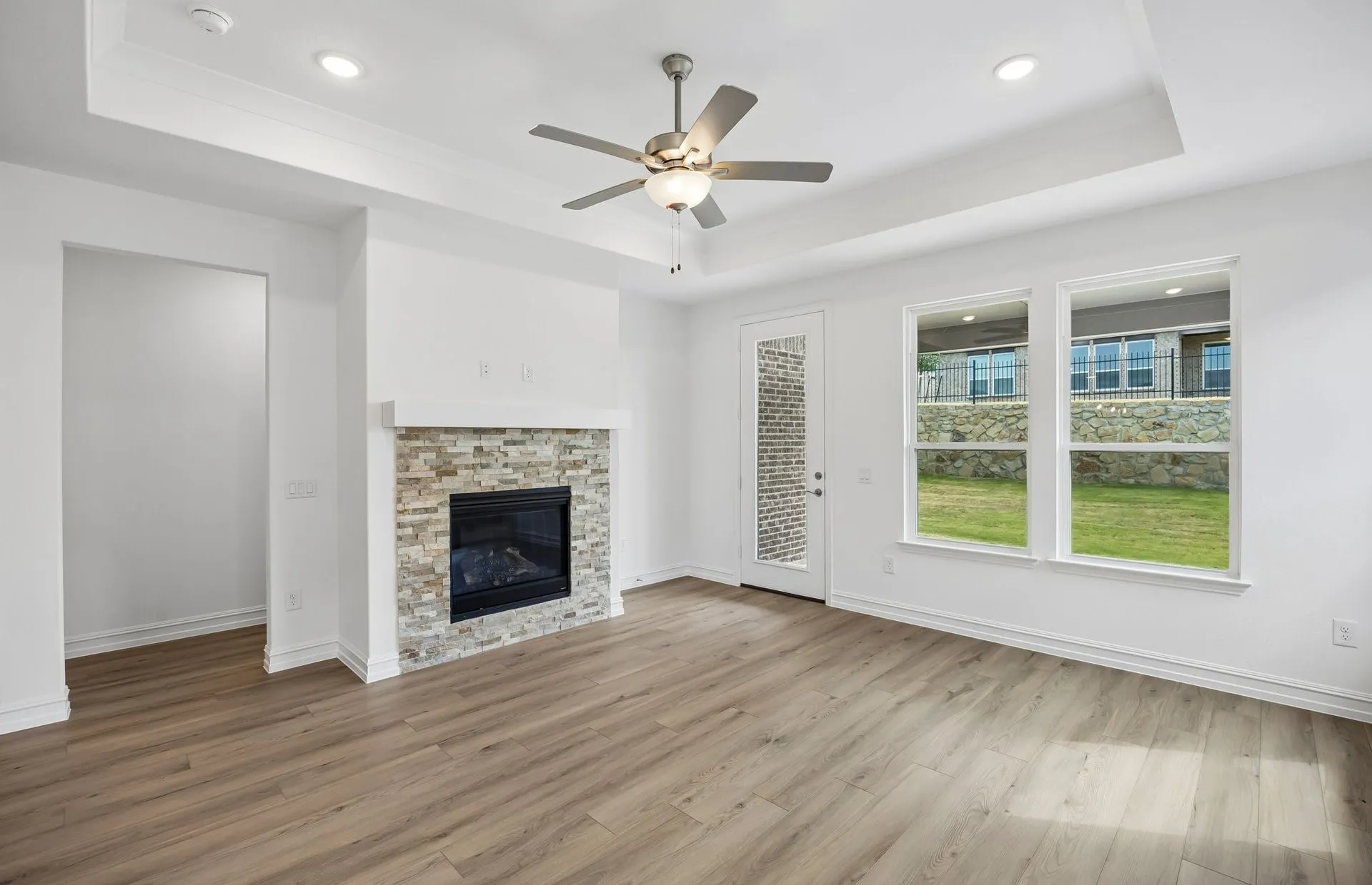 Fireplace in living room