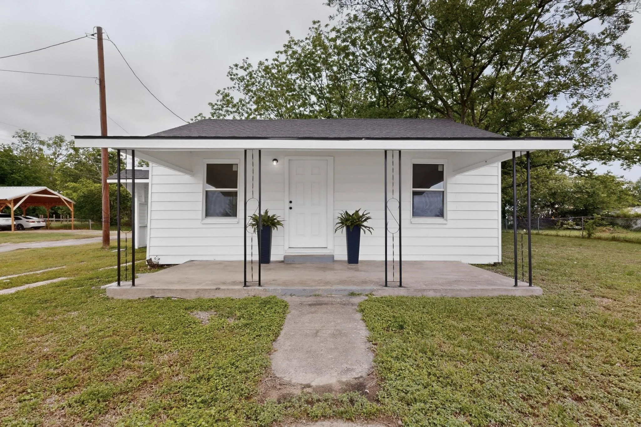 Covered front porch