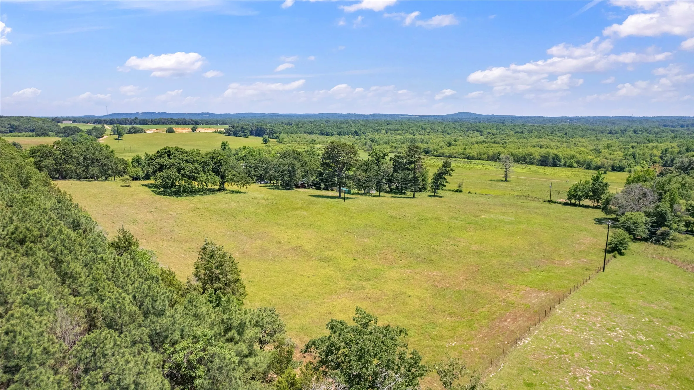 Bird's eye view with a rural view