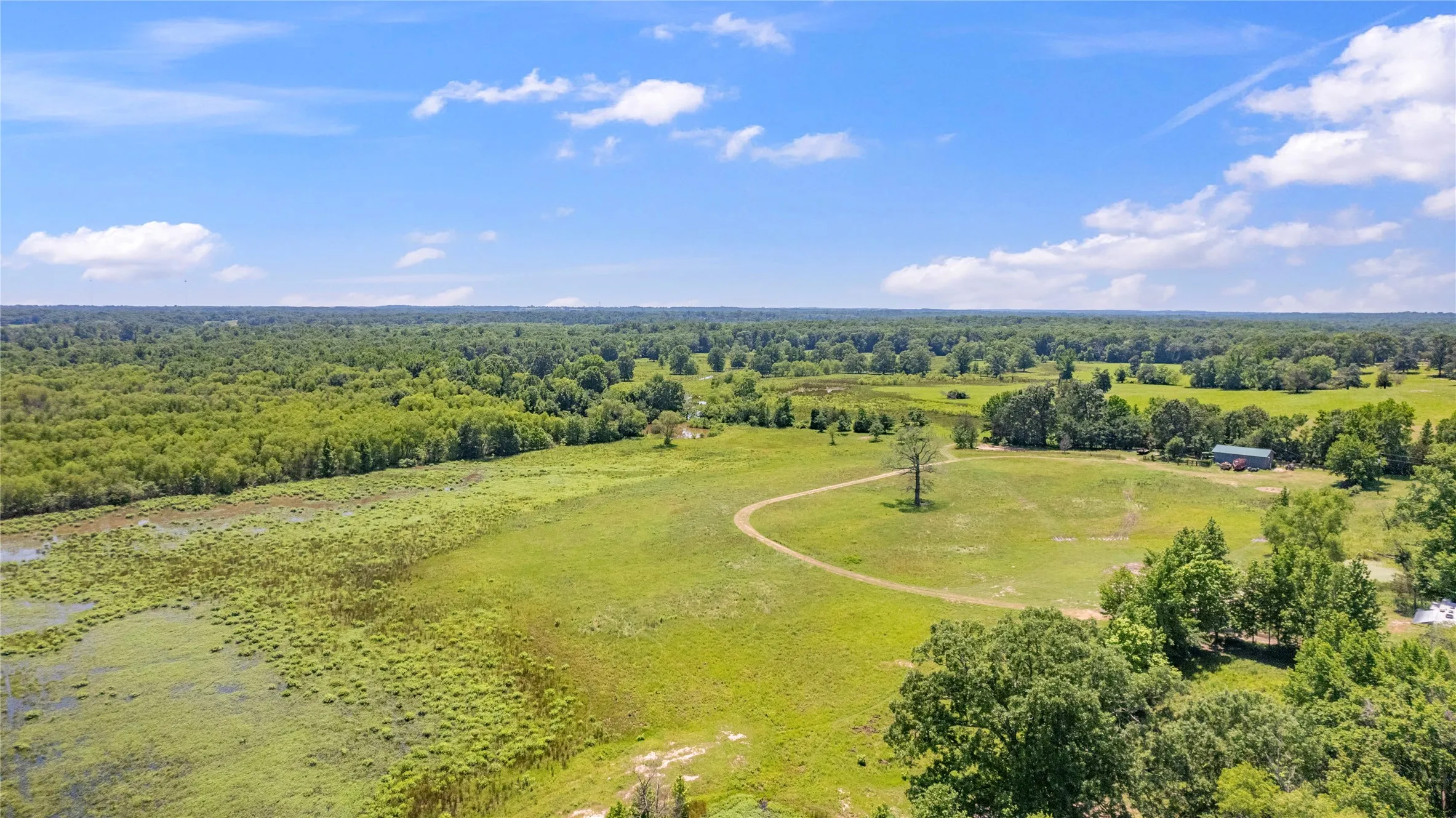 Drone / aerial view with a rural view