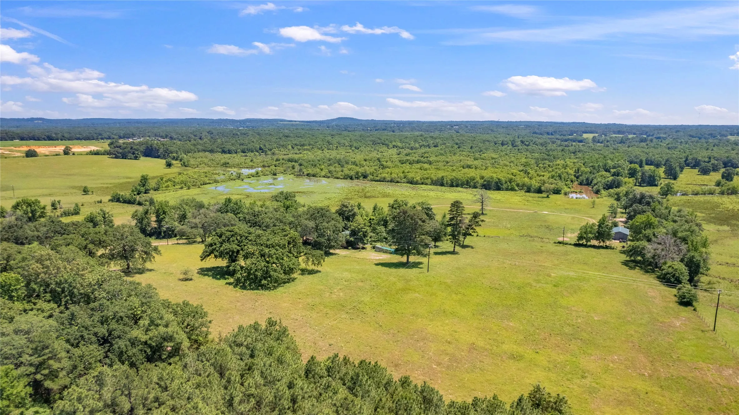 Aerial view featuring a rural view